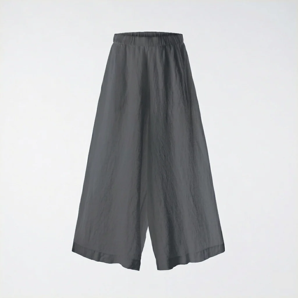 100% LINEN PALACE TROUSERS - Image 9