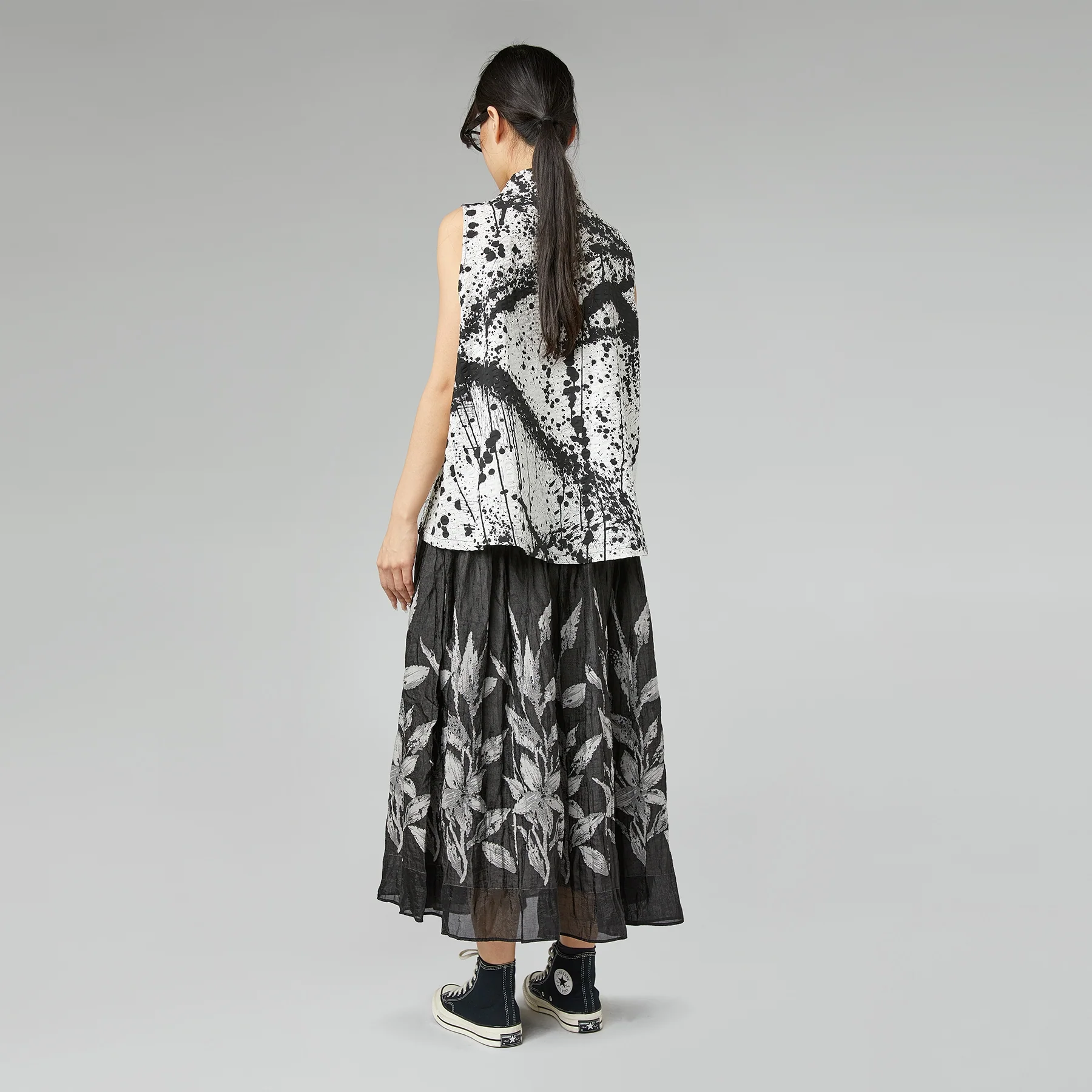 VEST WITH INK EFFECT - Image 3