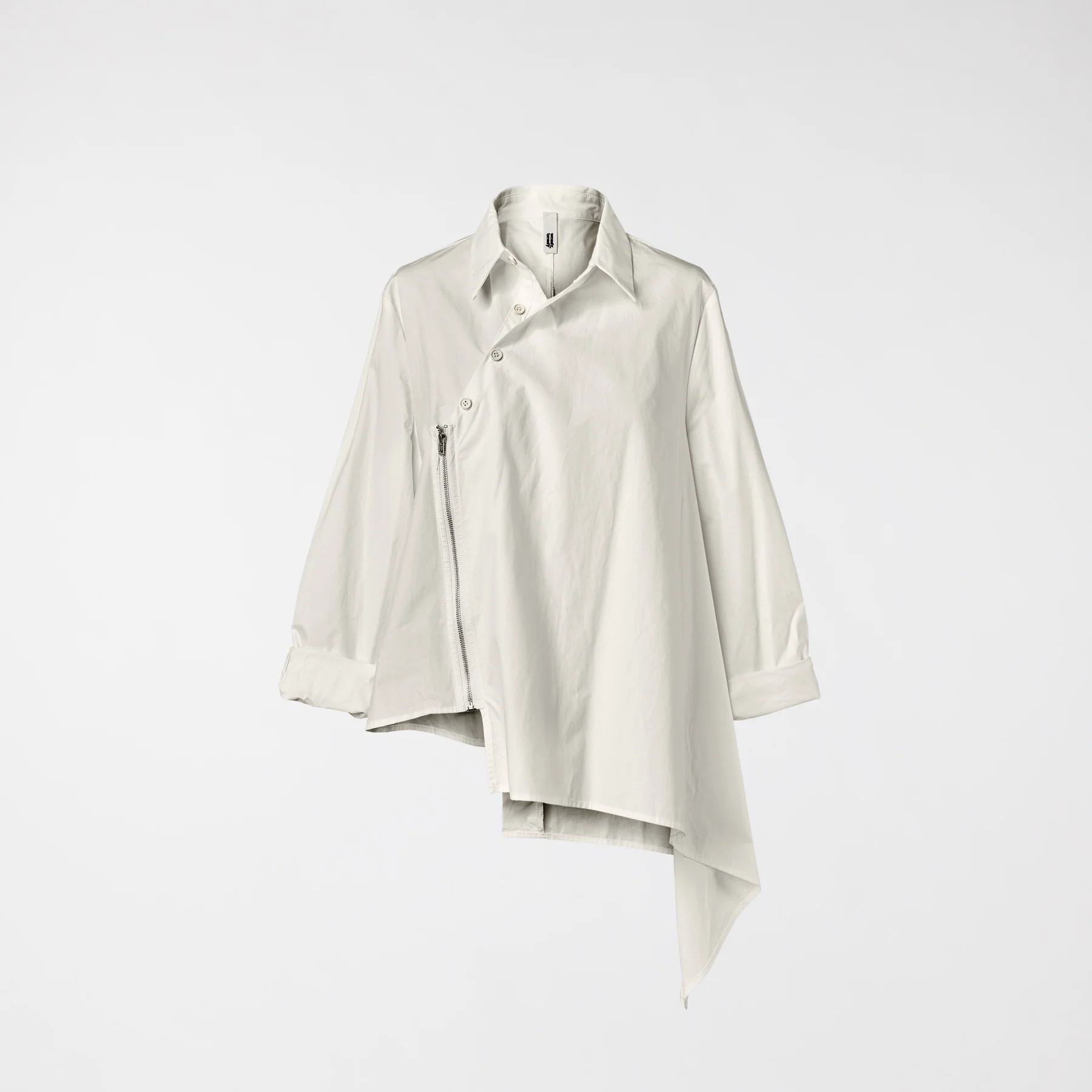 ASYMMETRIC SHIRT WITH ZIP - Image 16