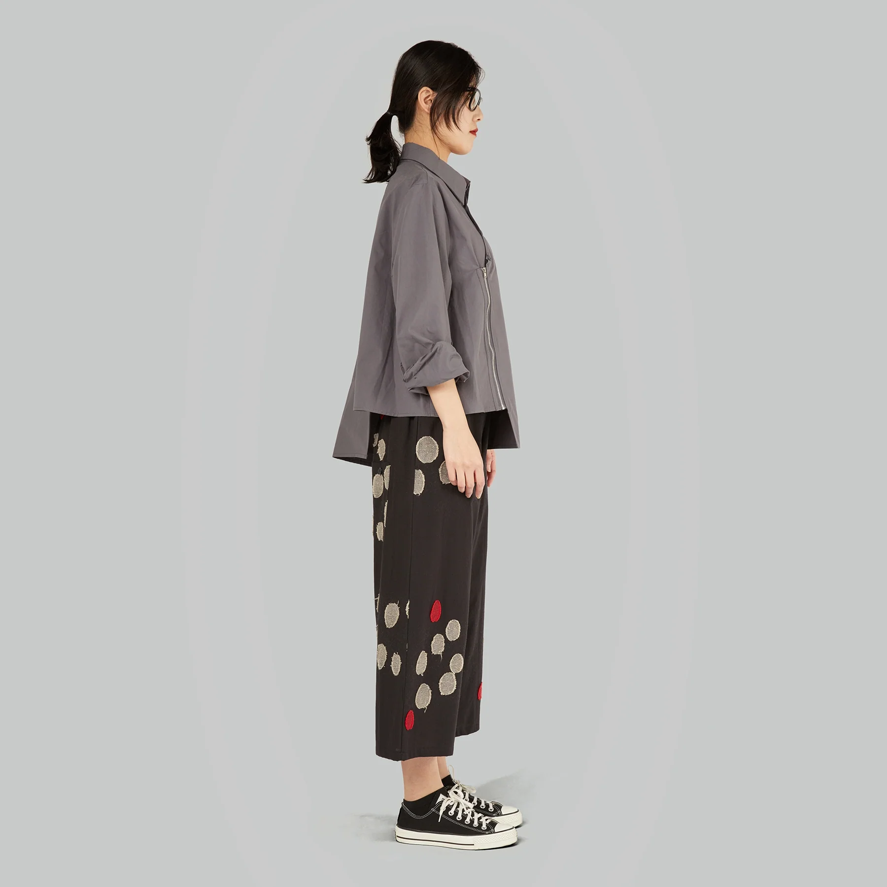 ASYMMETRIC SHIRT WITH ZIP - Image 7