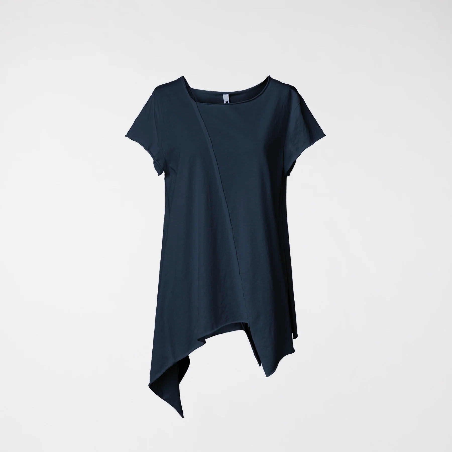 ASYMMETRIC T-SHIRT BLUE
