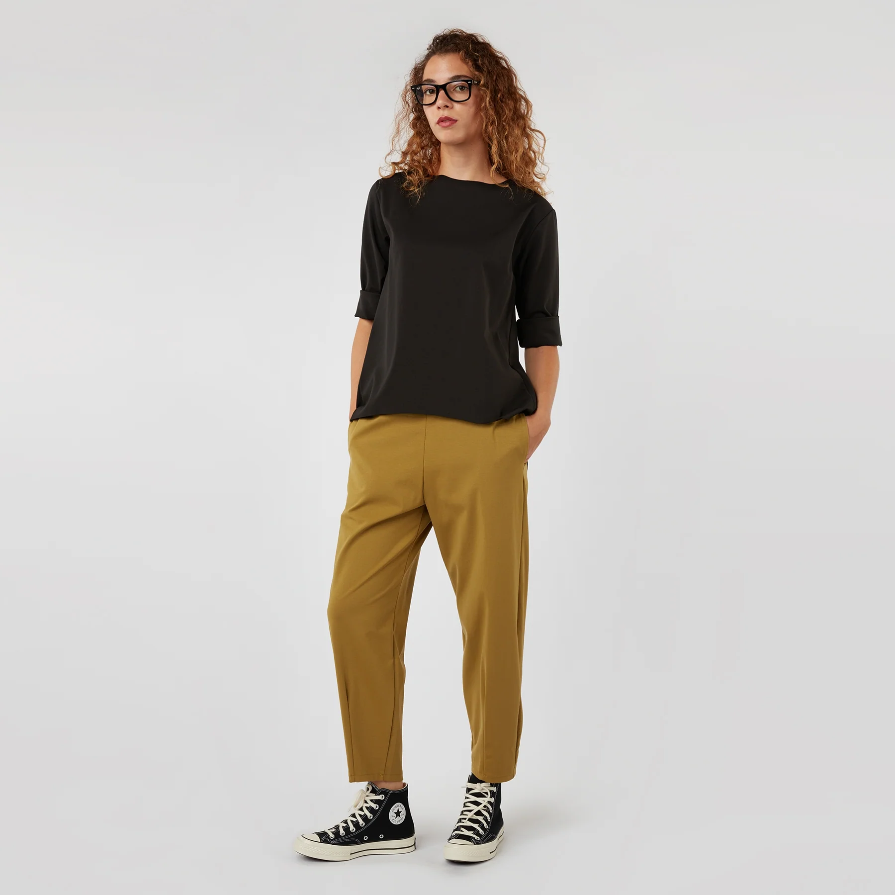 TROUSERS WITH ANKLE PLEATS - Image 3