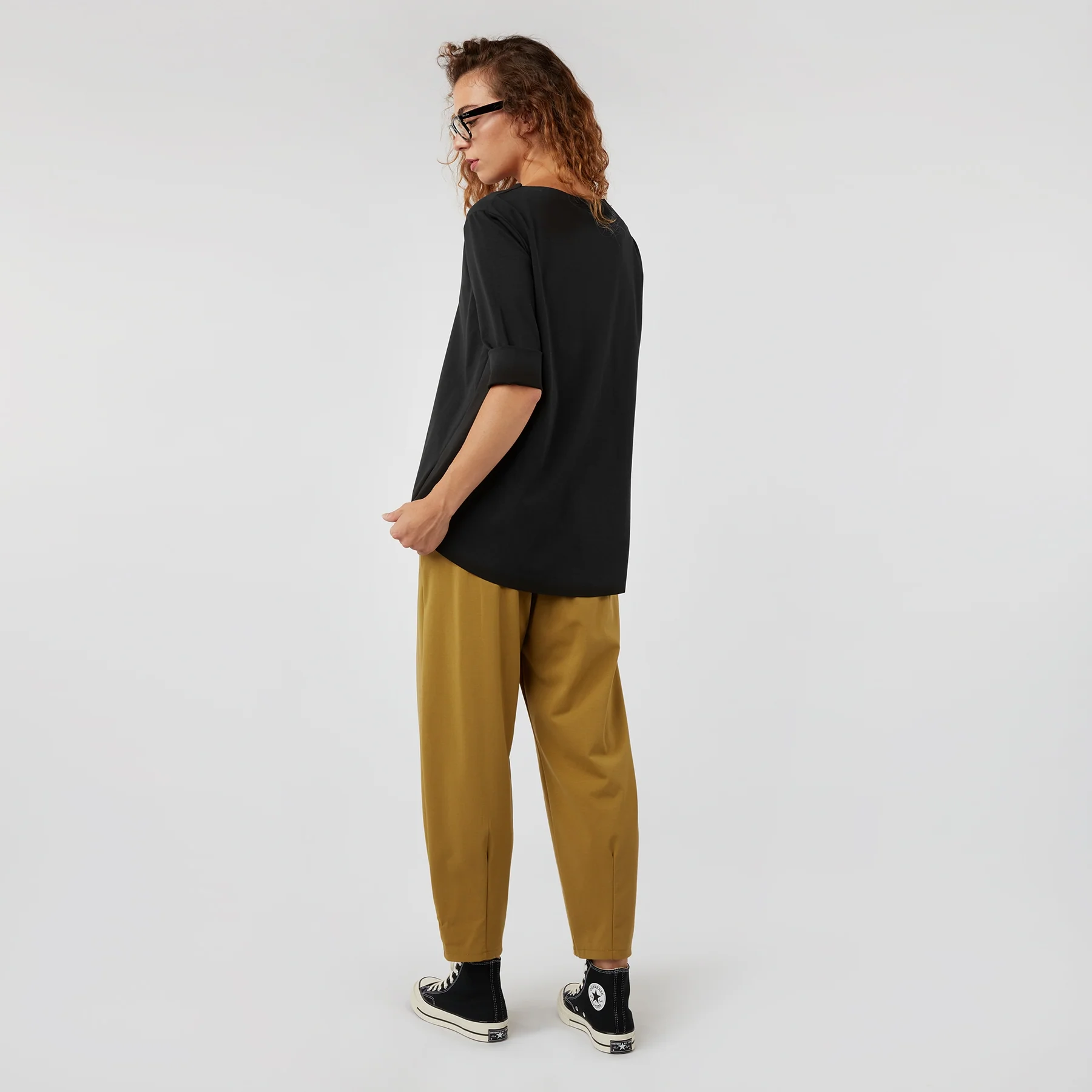 TROUSERS WITH ANKLE PLEATS - Image 4