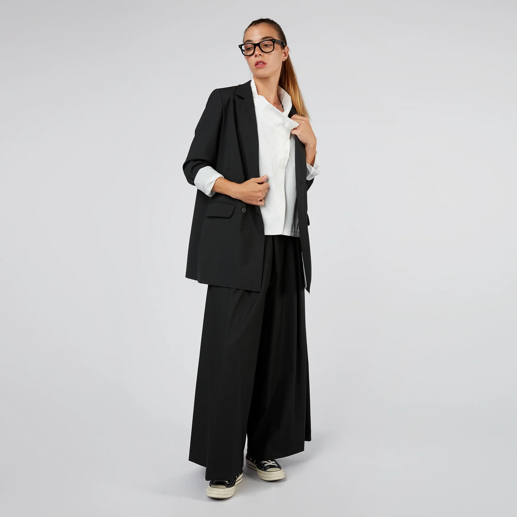 PALAZZO PANTS WITH BELT LOOPES - Image 7