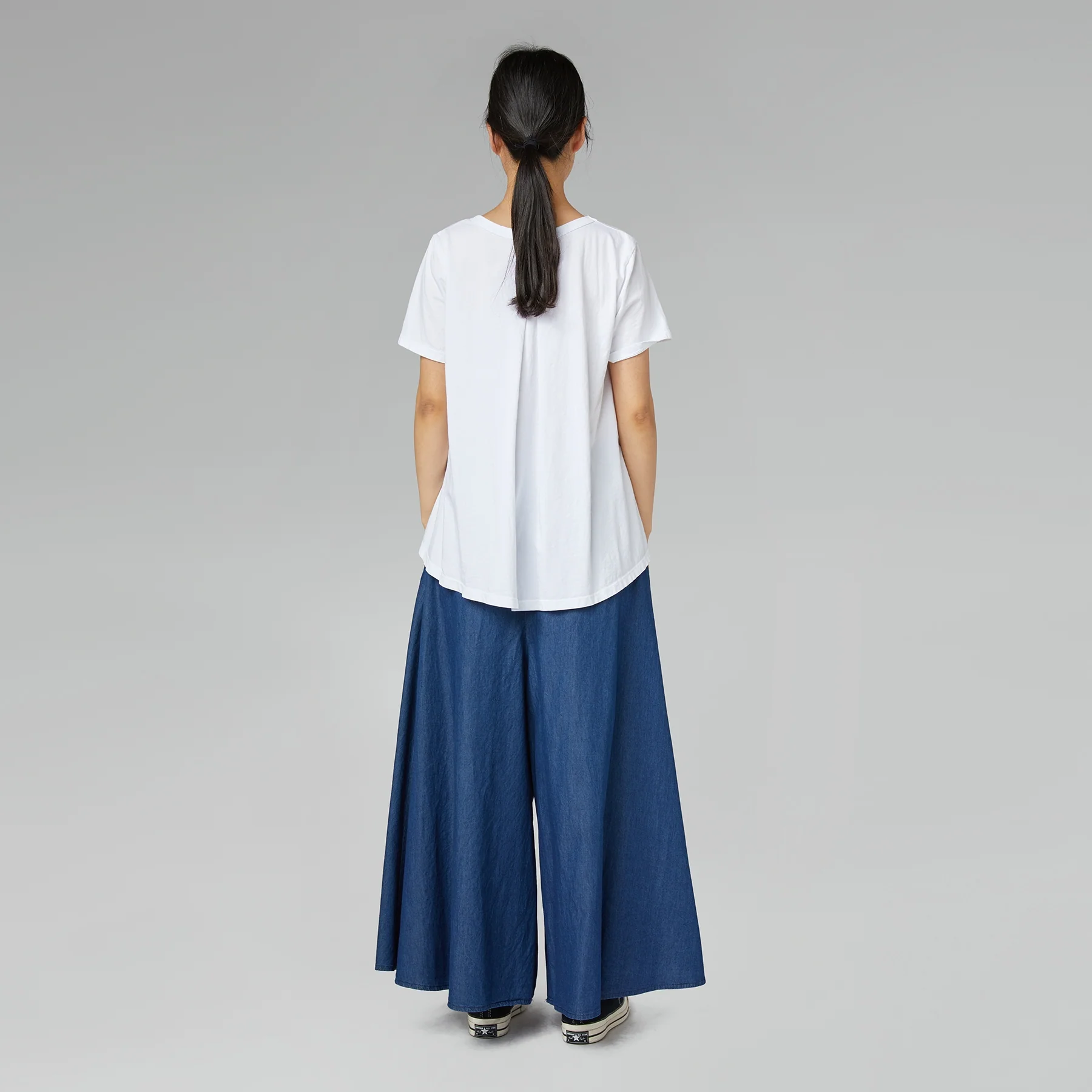 BASIC SHORT-SLEEVED T-SHIRT BEIGE - Image 4