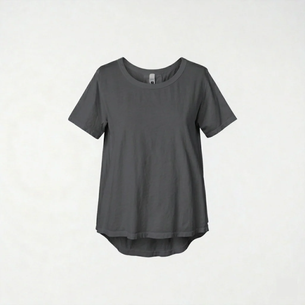 BASIC SHORT-SLEEVED T-SHIRT GRAY
