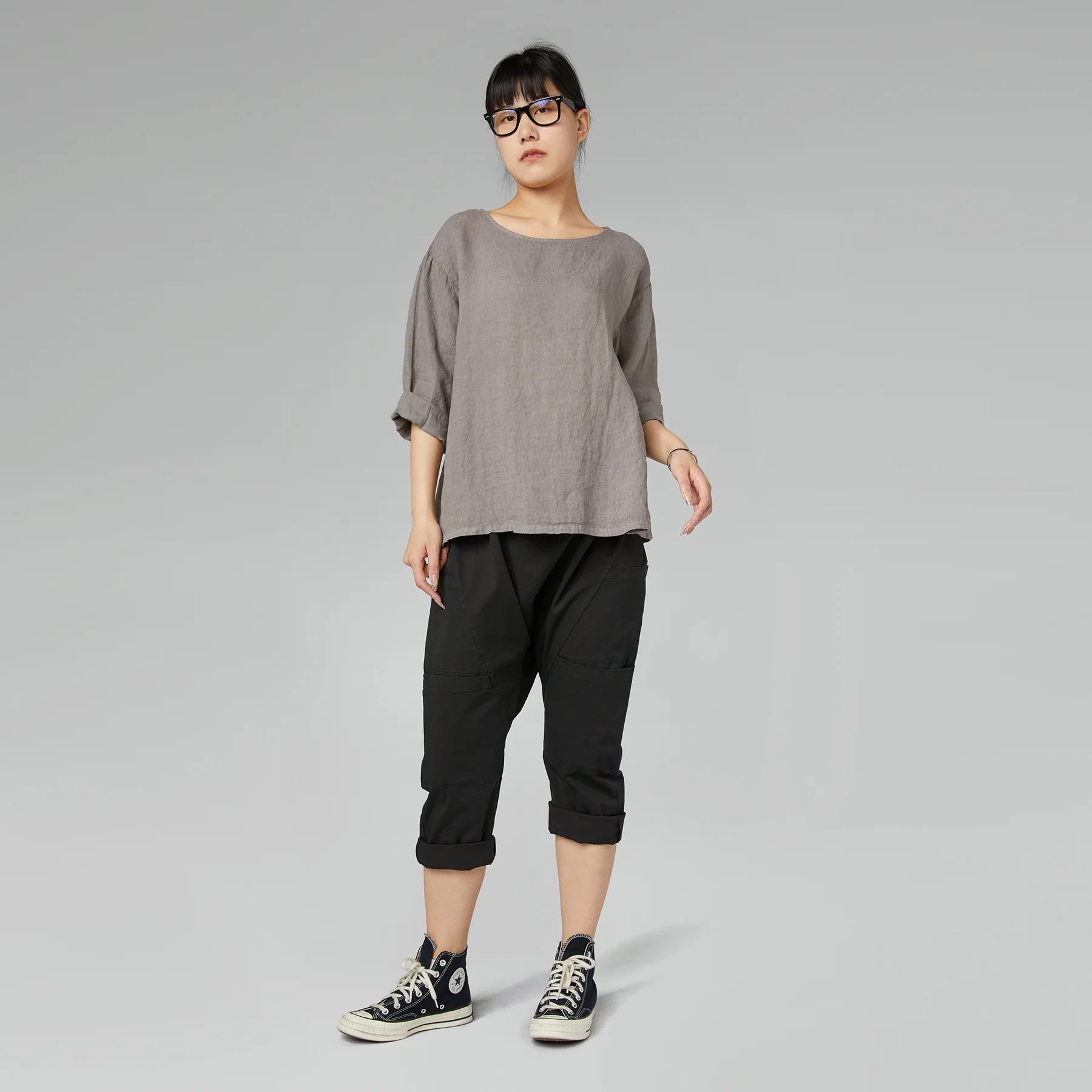 LINEN BLOUSE - Image 3