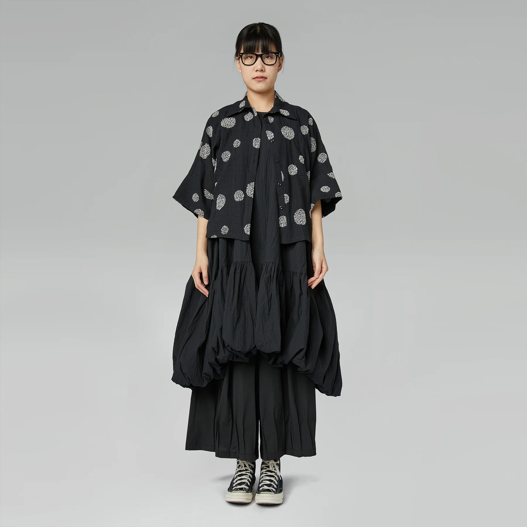 DRESS WITH BALLOON RUFFLE - Image 11
