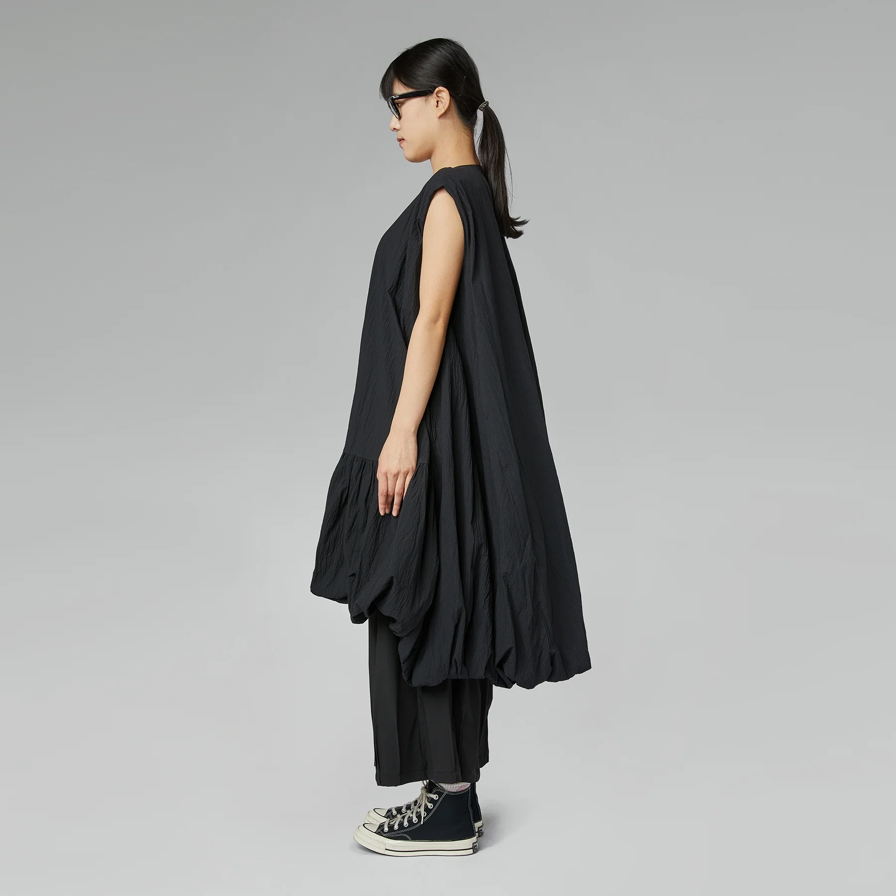 DRESS WITH BALLOON RUFFLE - Image 7
