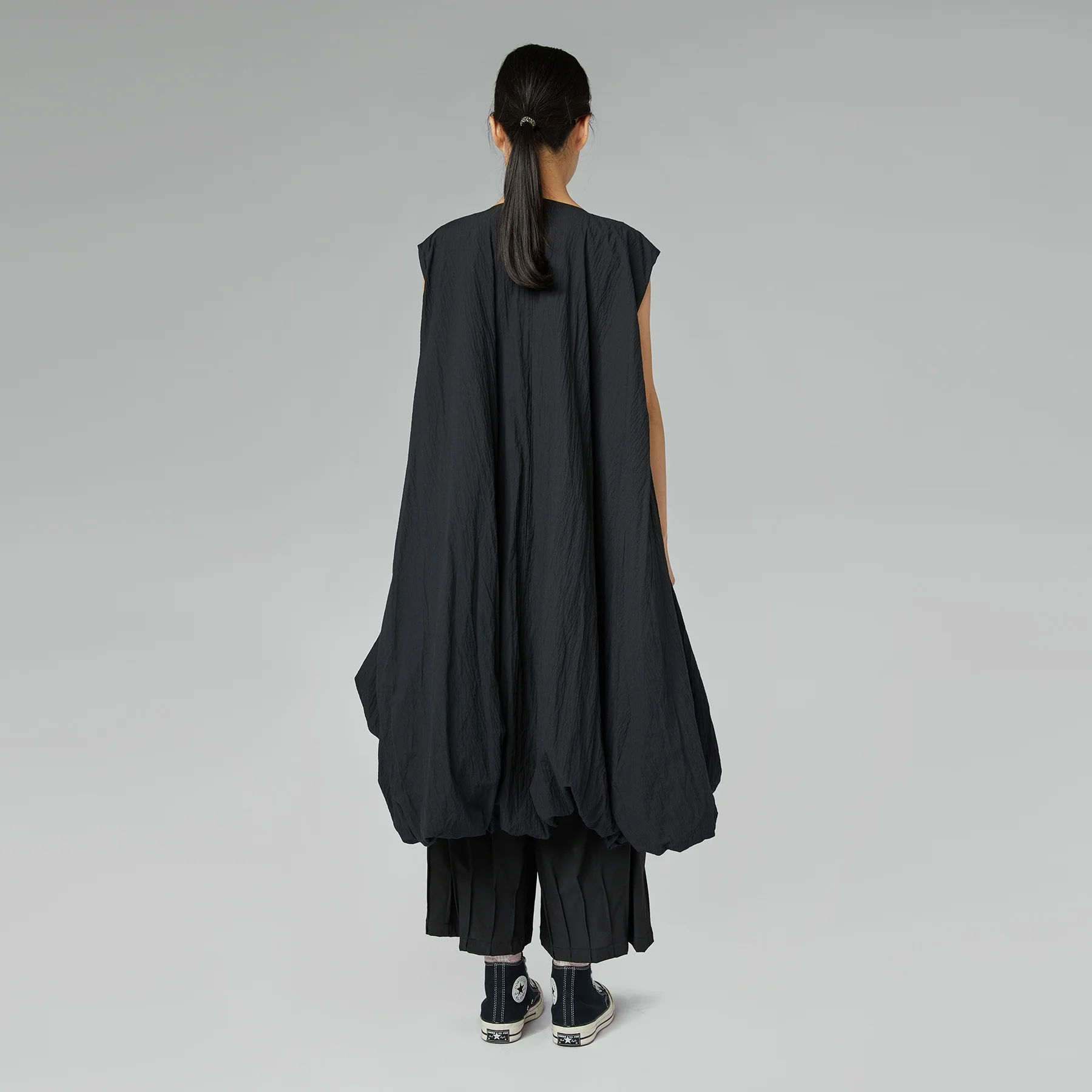 DRESS WITH BALLOON RUFFLE - Image 8