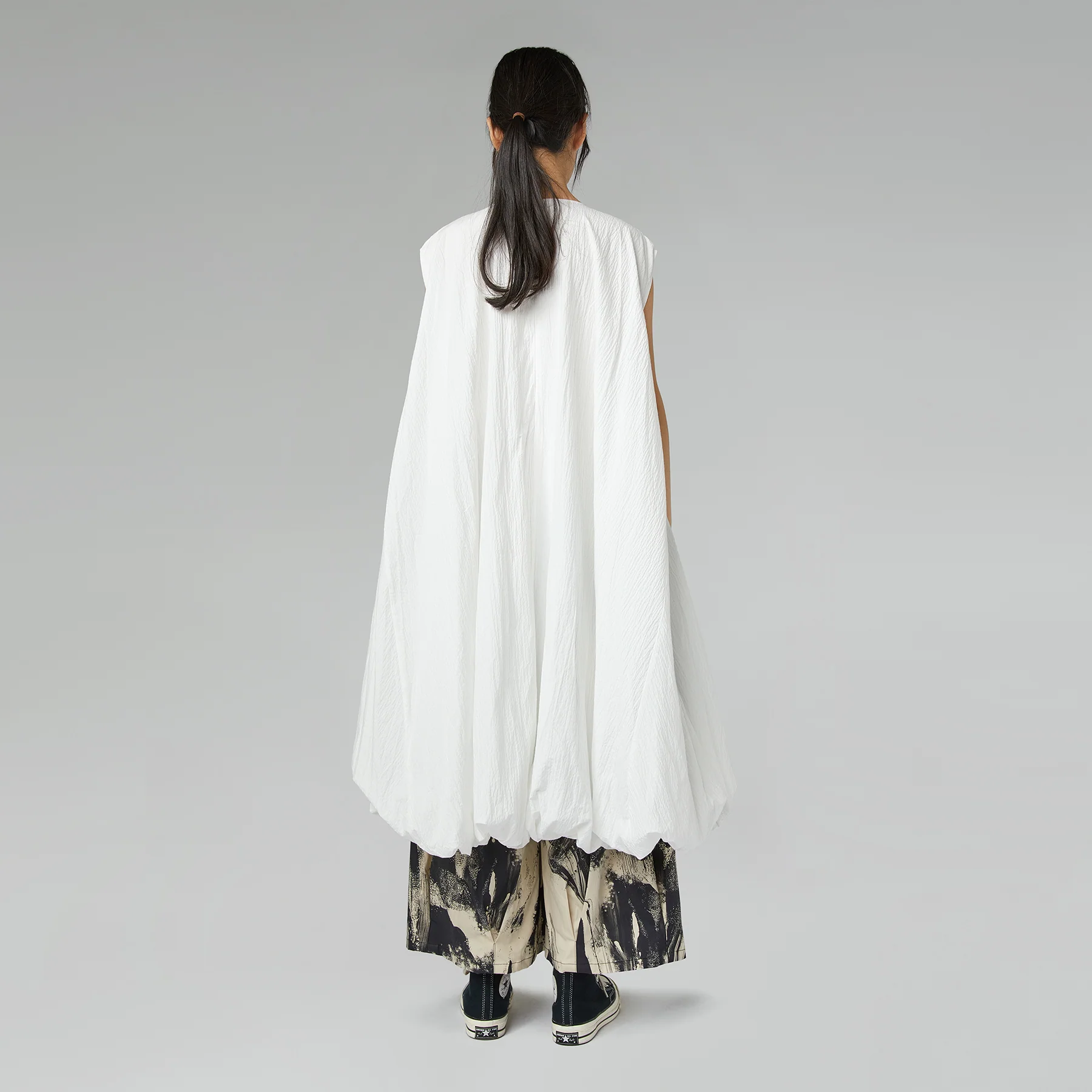 DRESS WITH BALLOON RUFFLE - Image 4