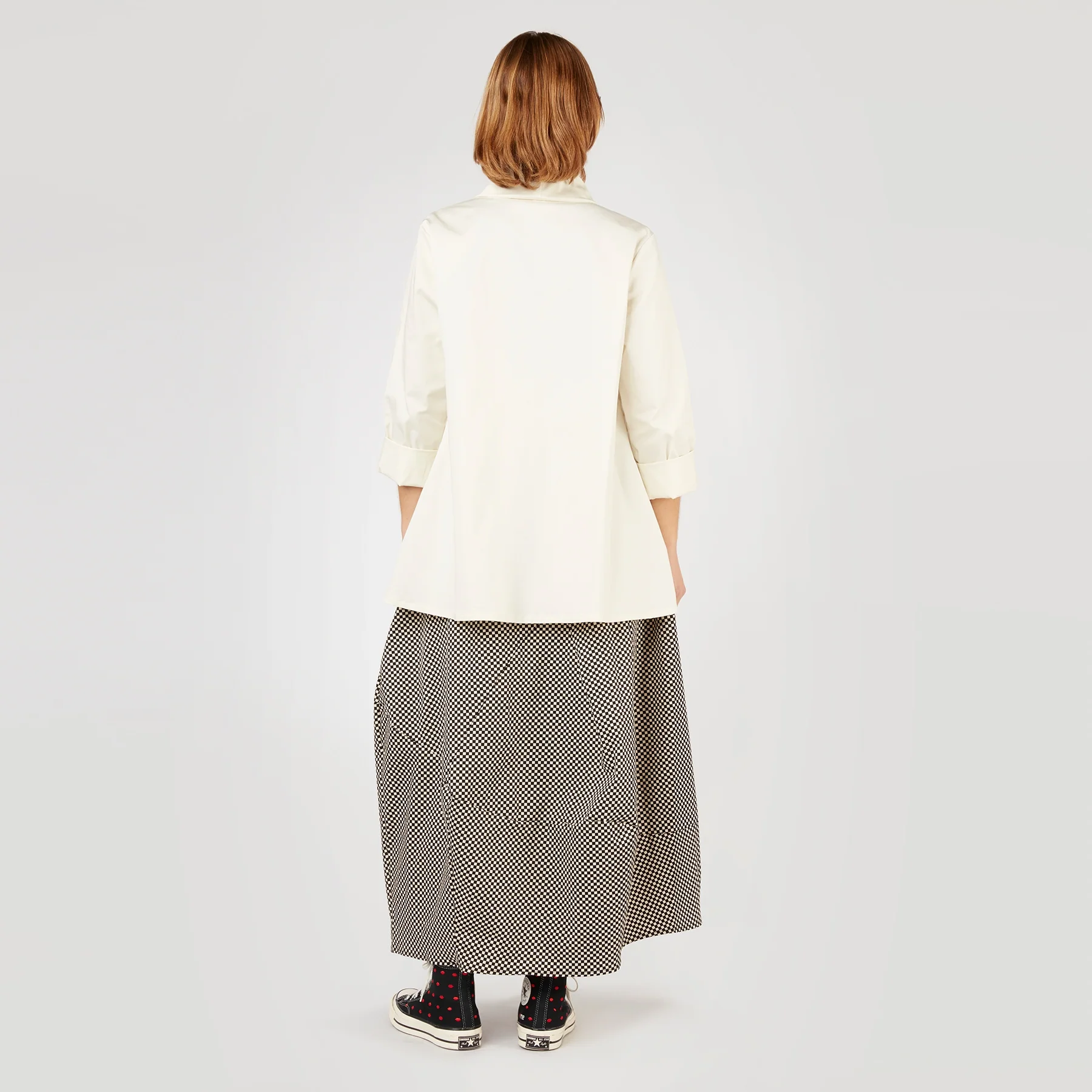 CHECKERBOARD SKIRT - Image 3