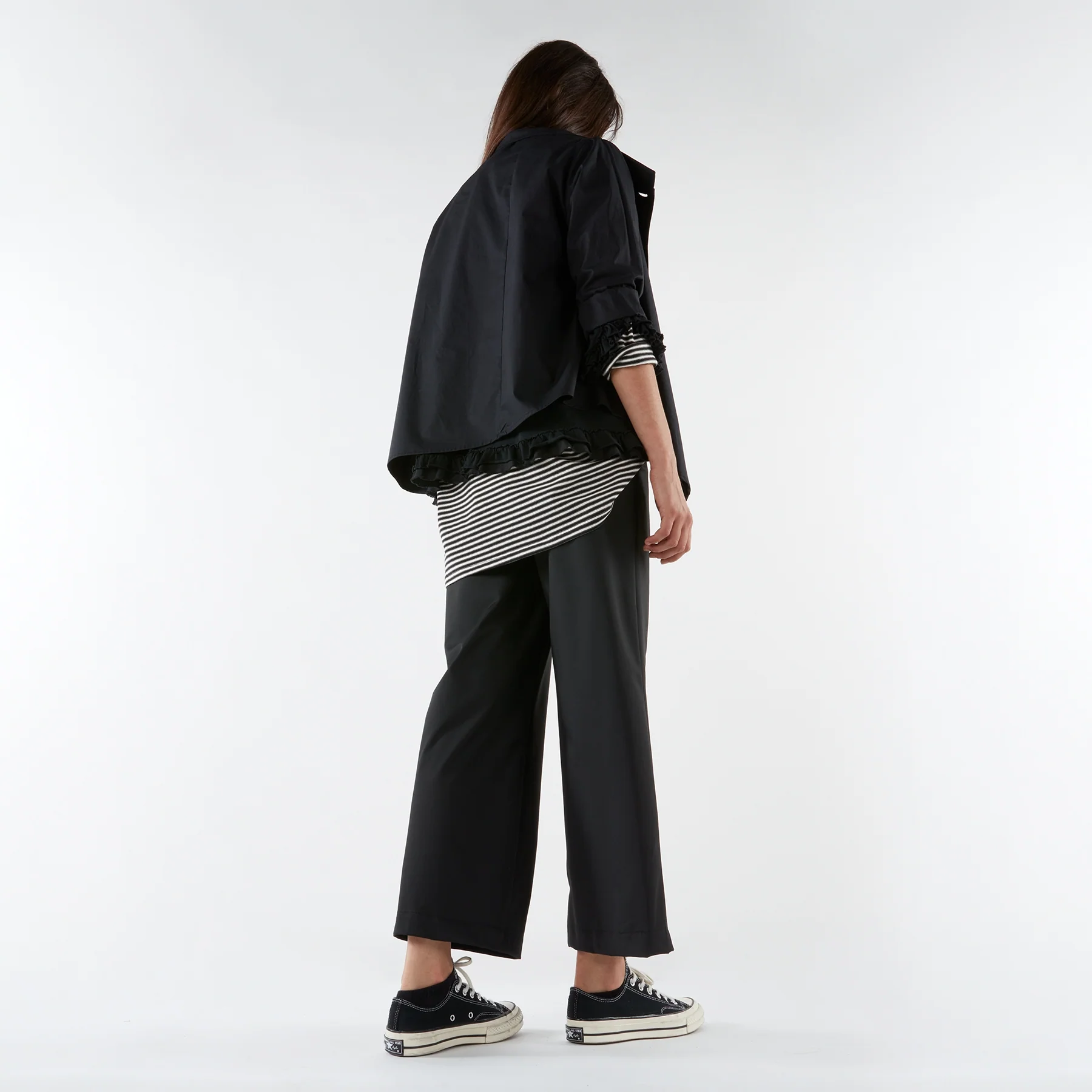 COTTON JACKET/SHIRT WITH ASYMMETRIC BUTTONING - Image 7