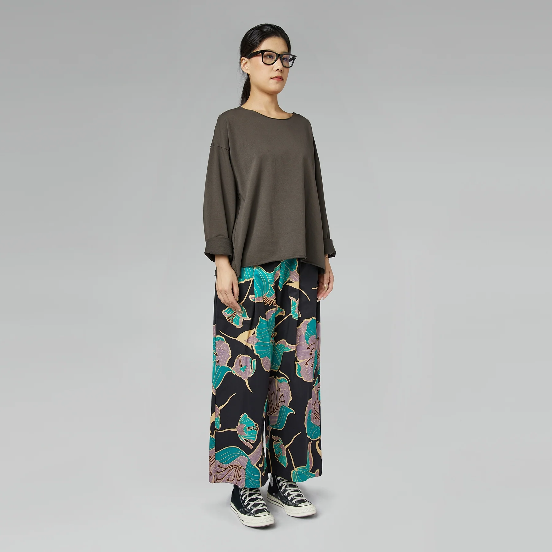 FLOWER PRINT TROUSERS - Image 4