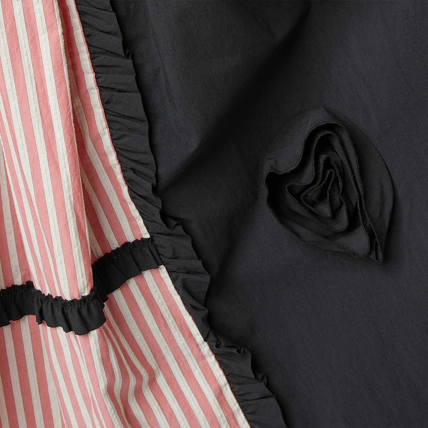 SKIRT IN 2 FABRICS - Image 5