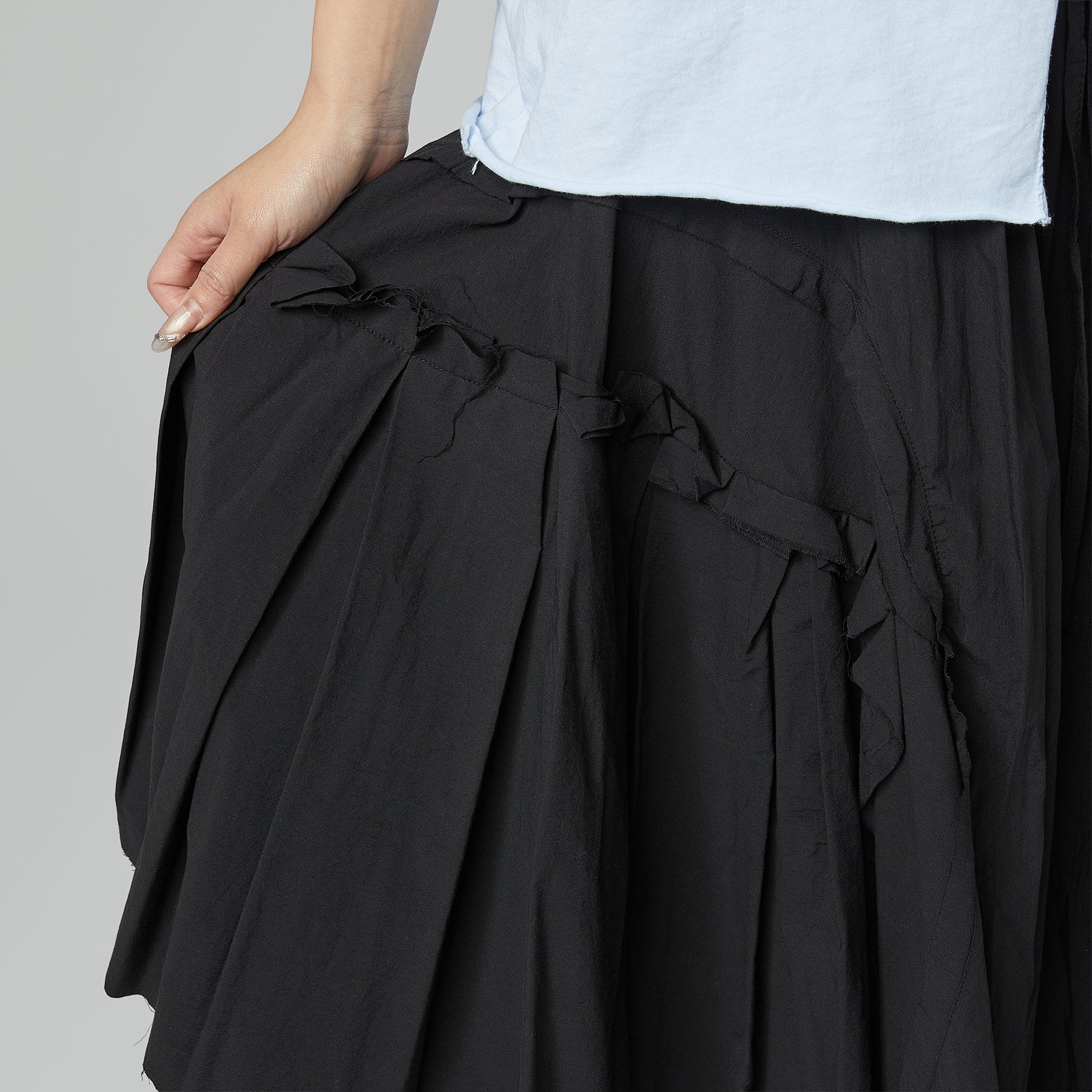 FLARED PLEATED SKIRT - Image 6