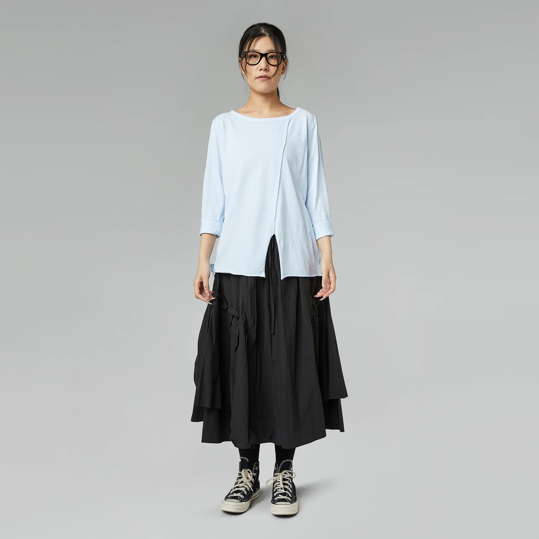 FLARED PLEATED SKIRT - Image 7