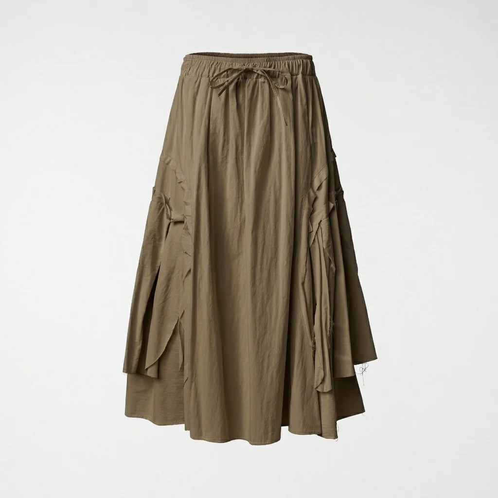 FLARED PLEATED SKIRT - Image 9