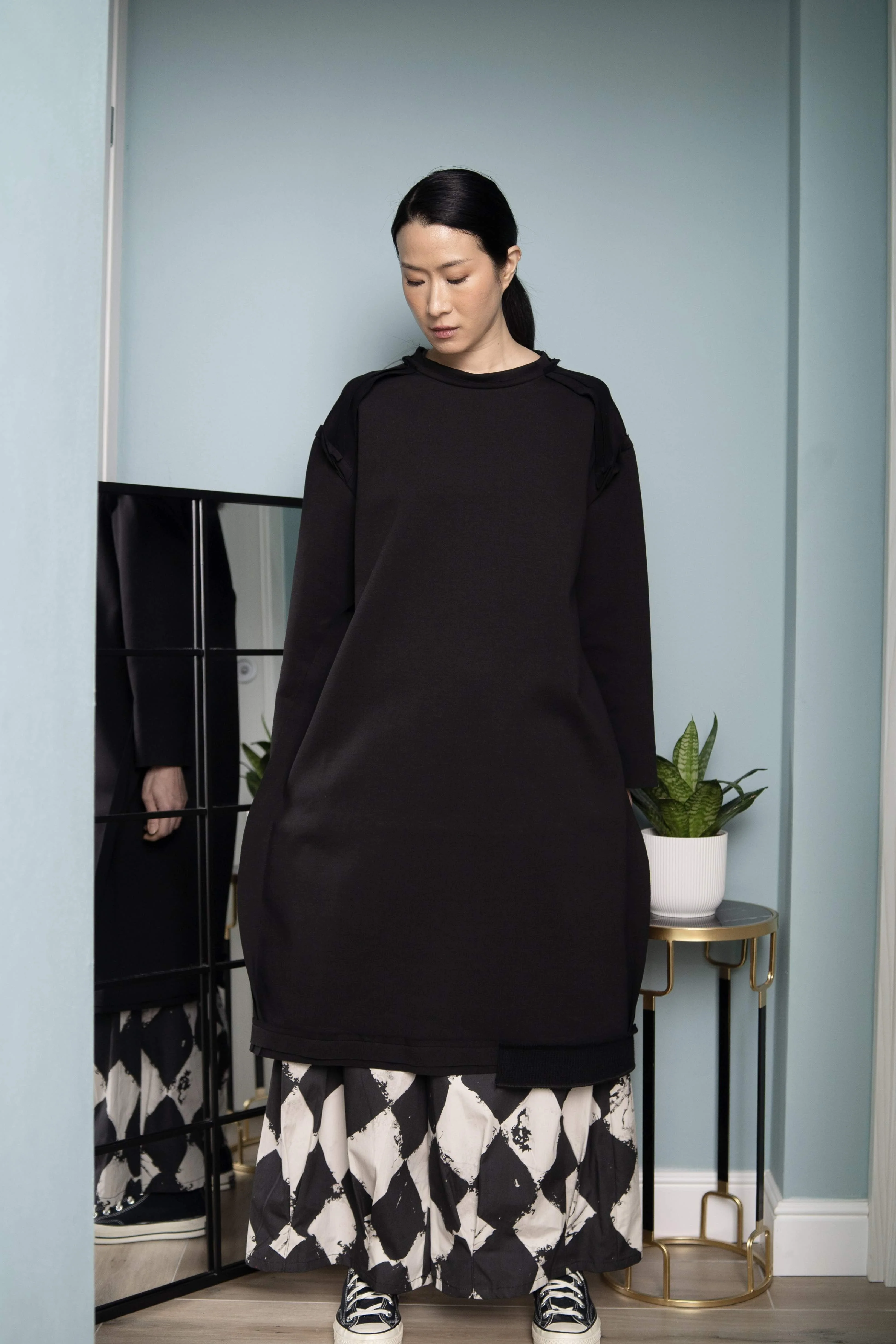 HEAVY SWEATSHIRT DRESS - Image 3