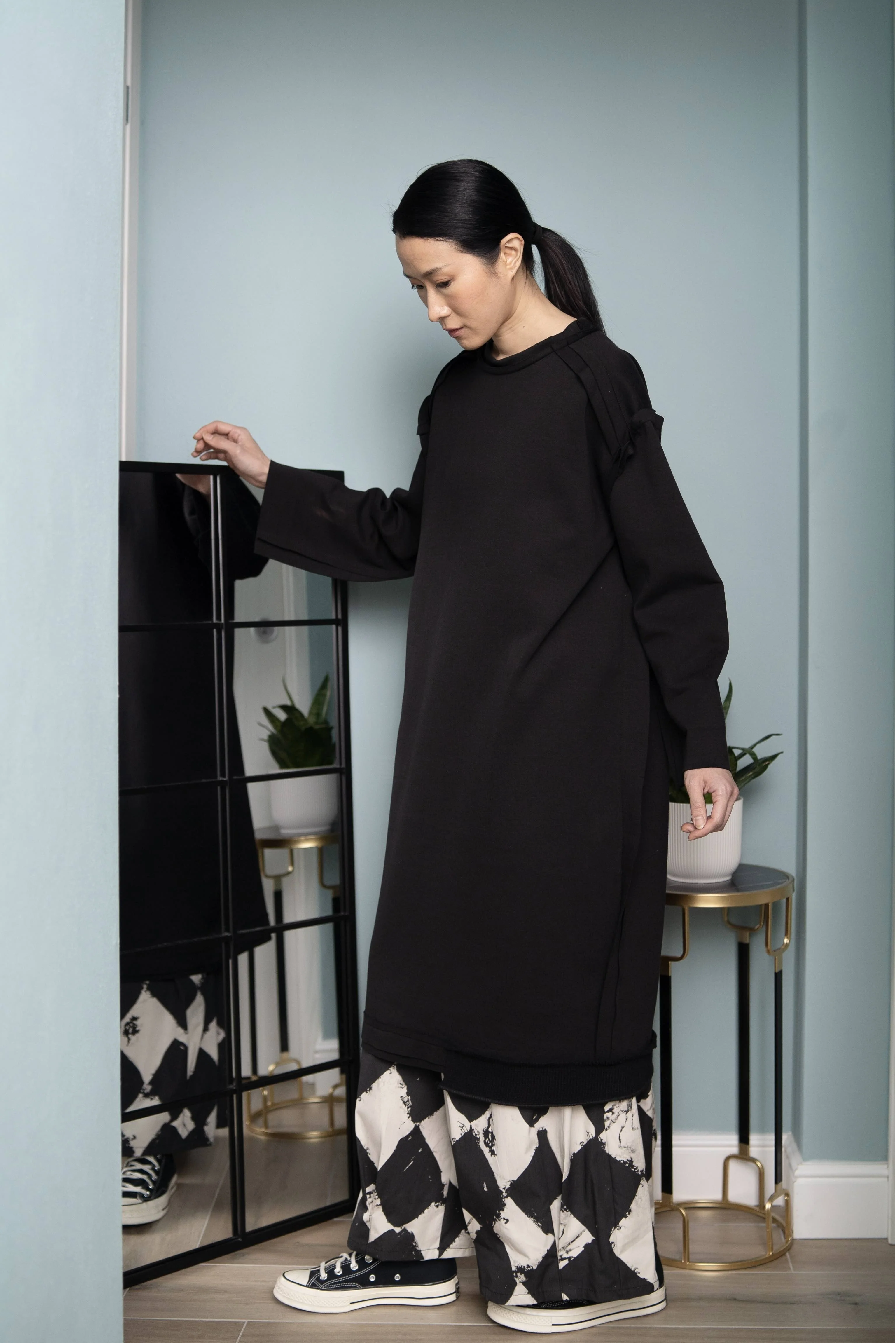 HEAVY SWEATSHIRT DRESS - Image 4