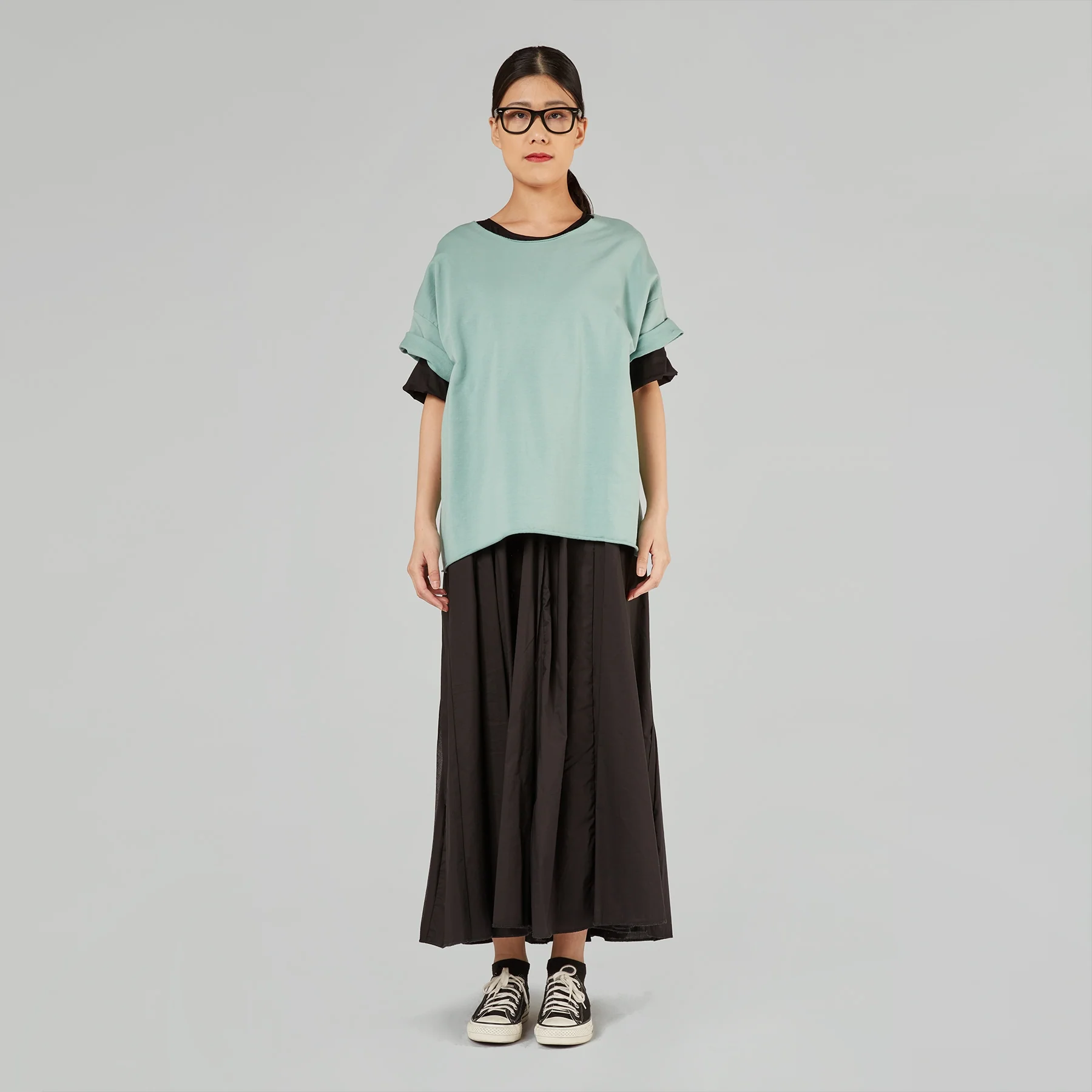 LIGHTWEIGHT SWEATSHIRT IN COTTON FABRIC - Image 3