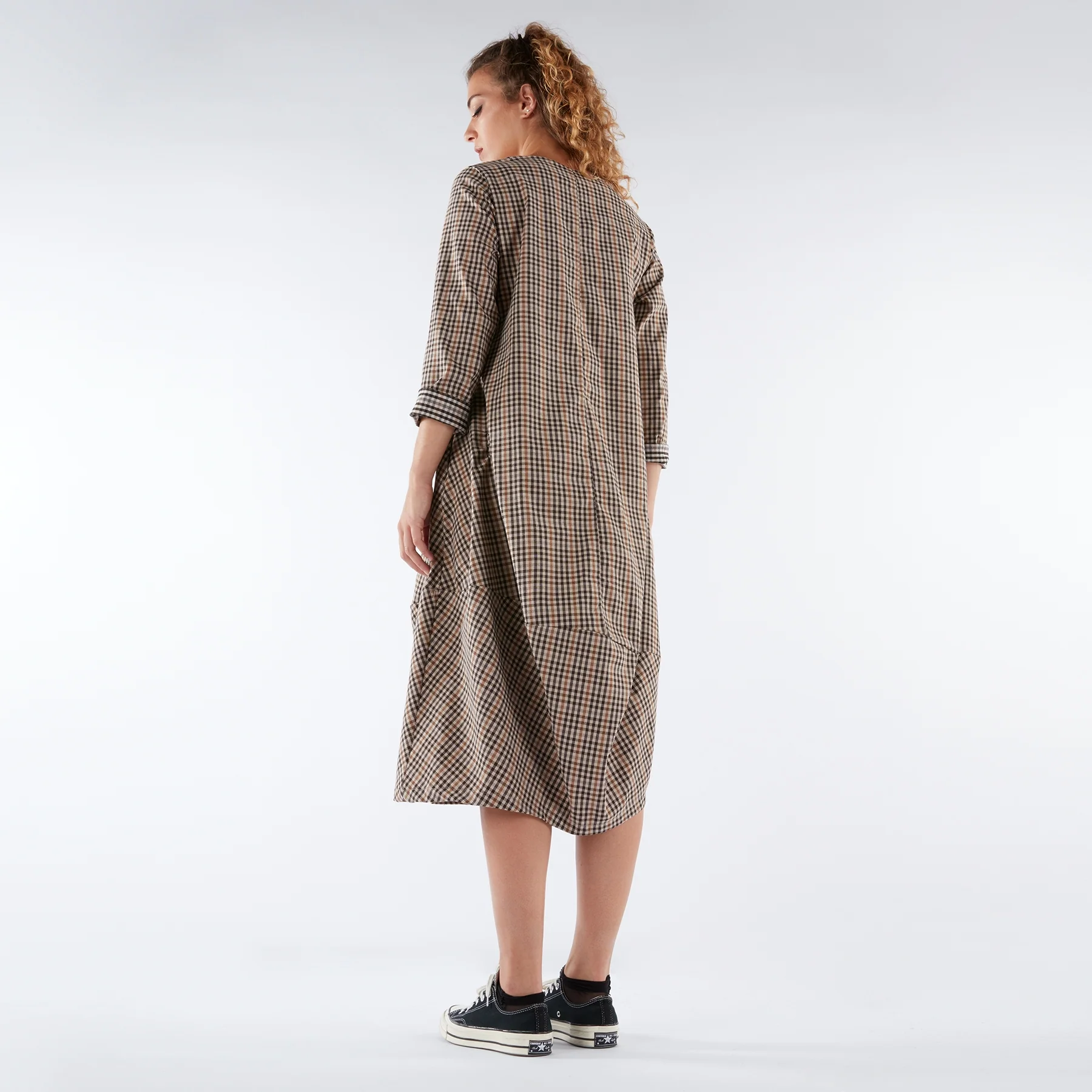 LONG DRESS IN AUTUMN COLOURS - Image 4