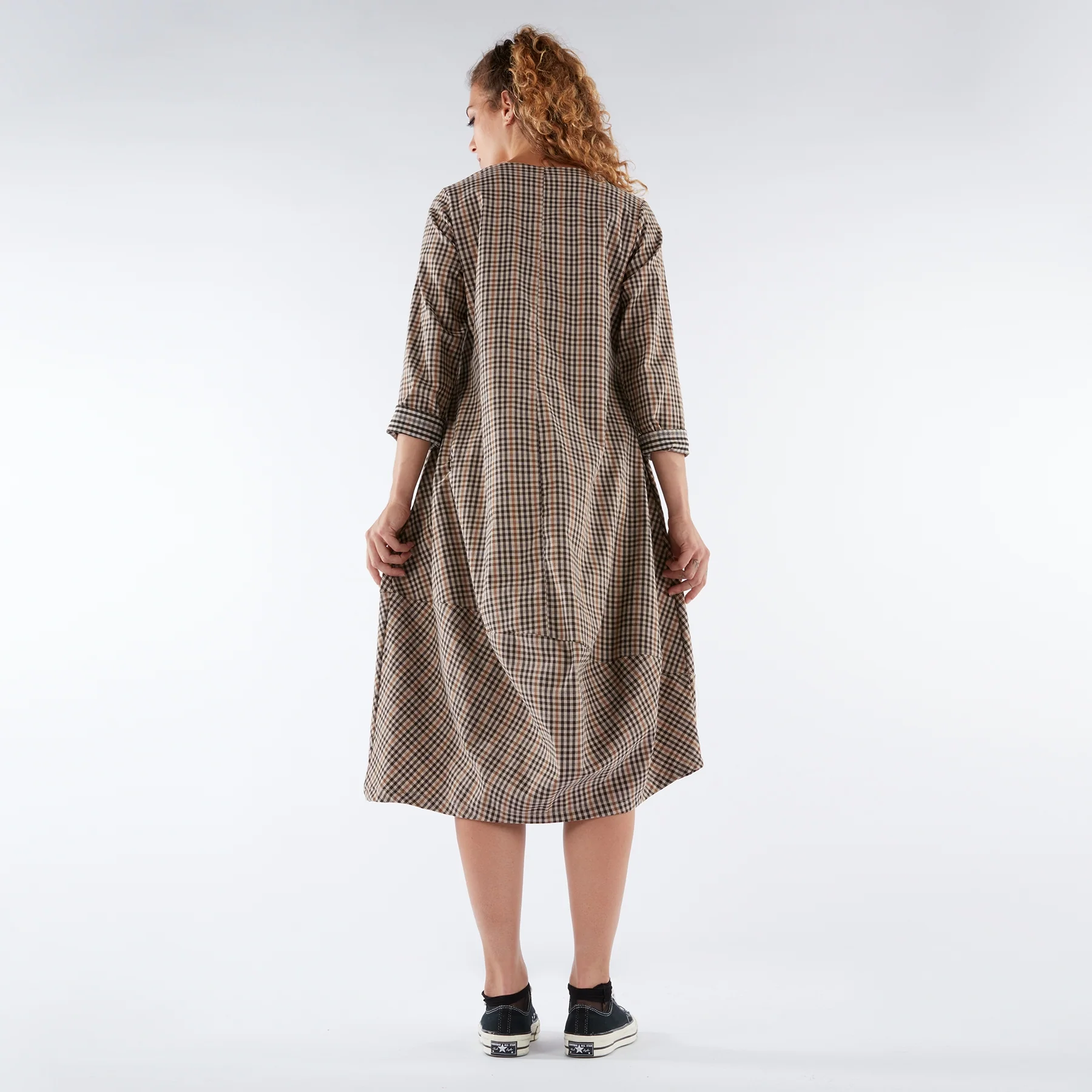 LONG DRESS IN AUTUMN COLOURS - Image 5