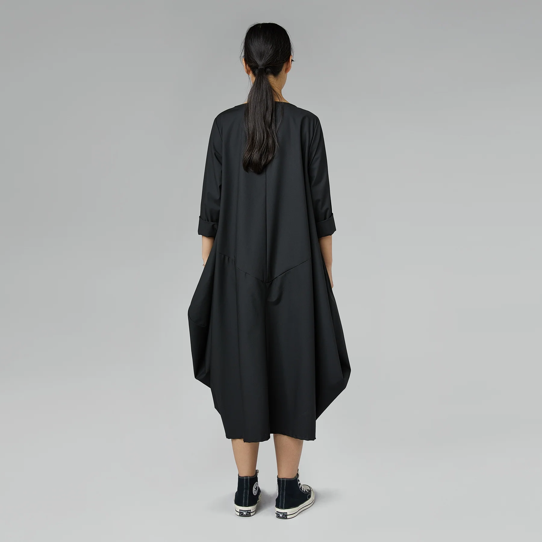 LONG EGG DRESS GREY - Image 3