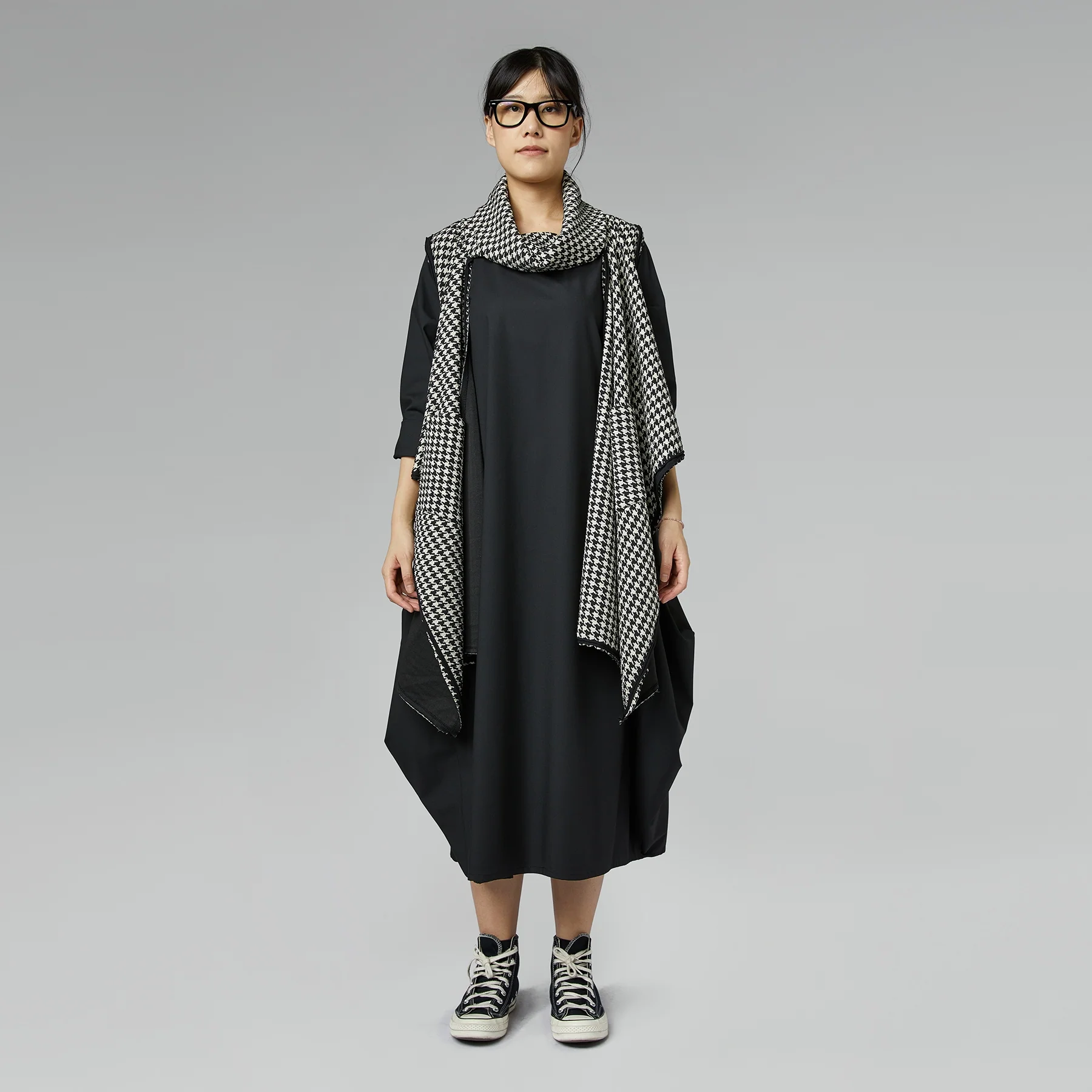 LONG EGG DRESS GREY - Image 5