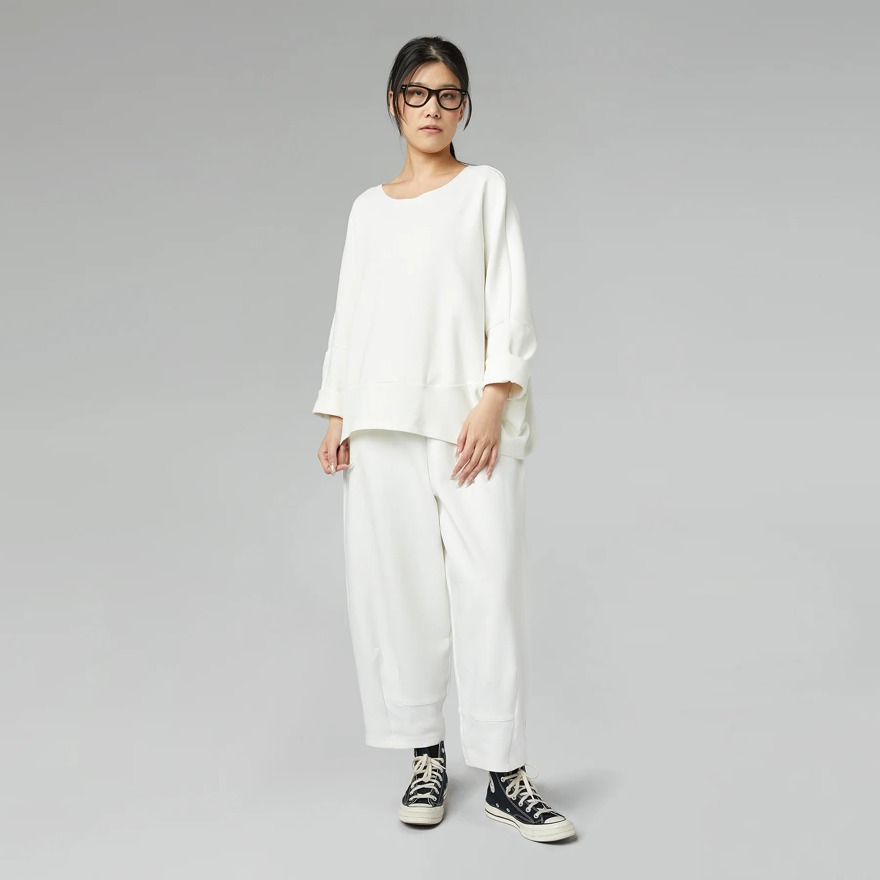 SWEATSHIRT IN LIGHTWEIGHT NEOPRENE FABRIC - Image 5