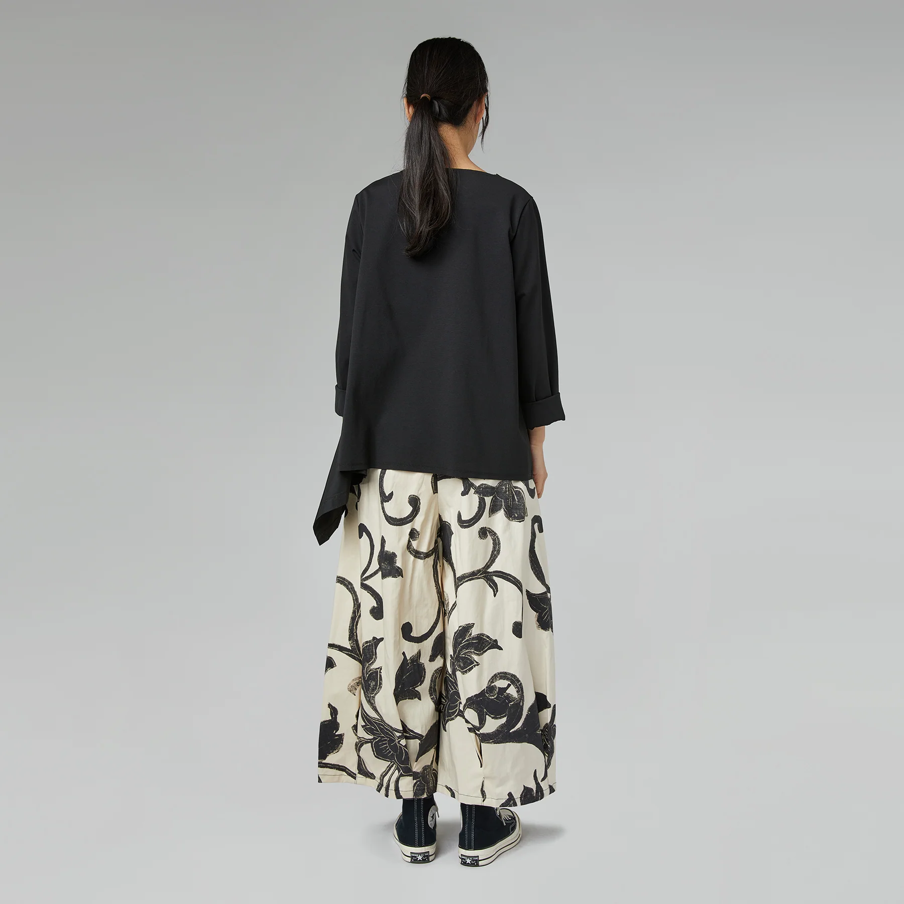BLOUSE WITH TAFFETA' DETAIL - Image 3