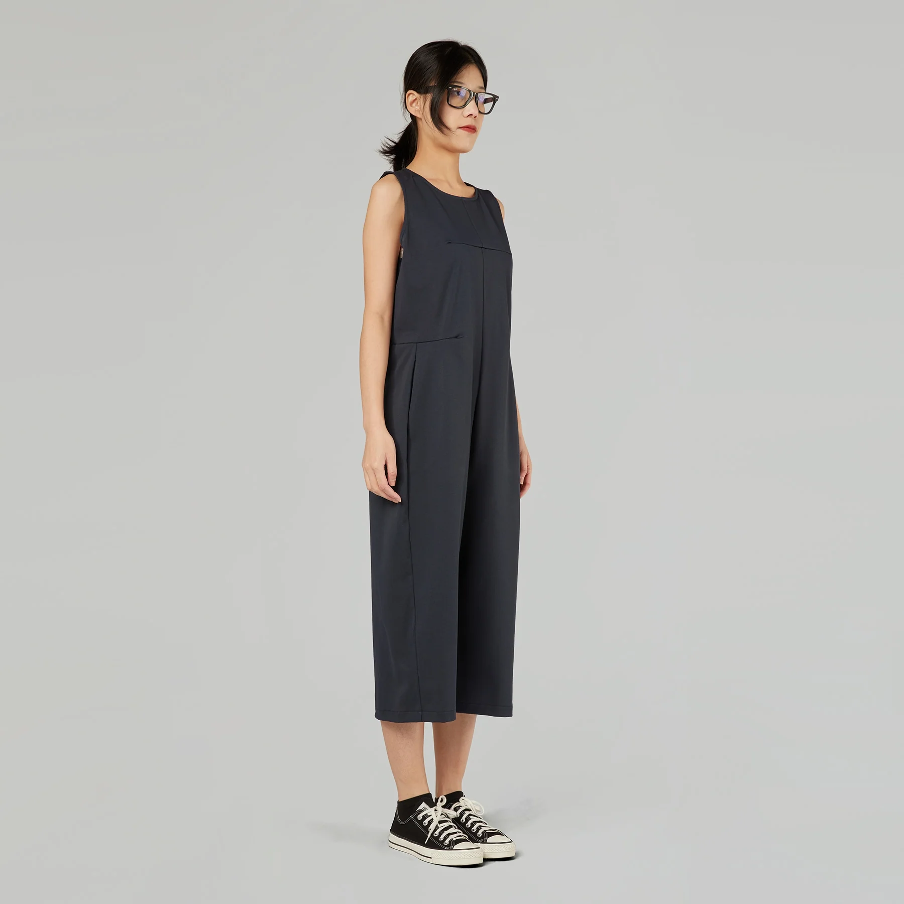 OVERALL IN MILAN STITCH FABRIC - Image 4