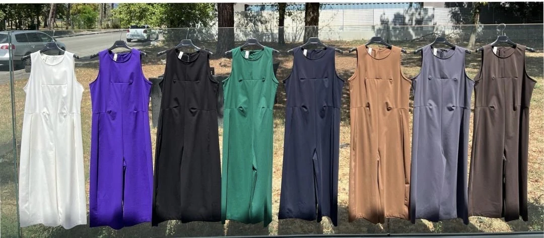 OVERALL IN MILAN STITCH FABRIC - Image 6