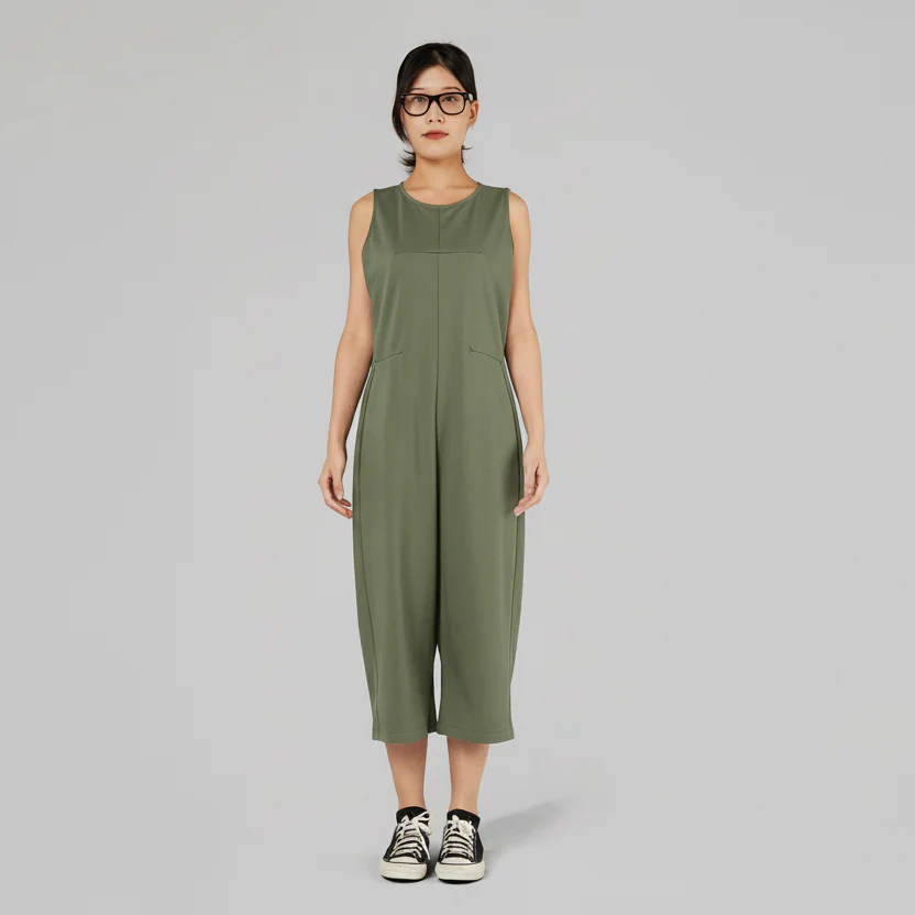 OVERALL IN MILAN STITCH FABRIC - Image 8