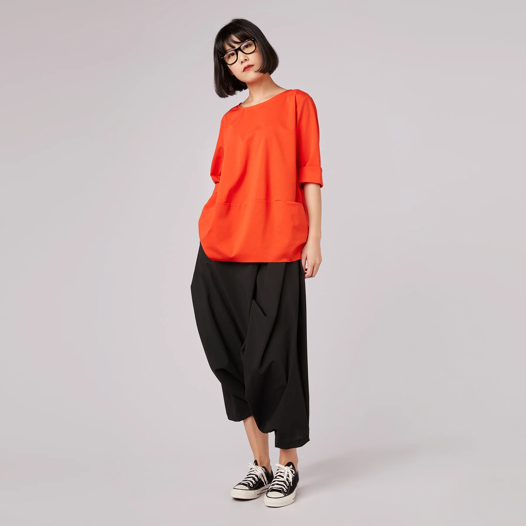 PANT-SKIRT WITH PLEATS - Image 8