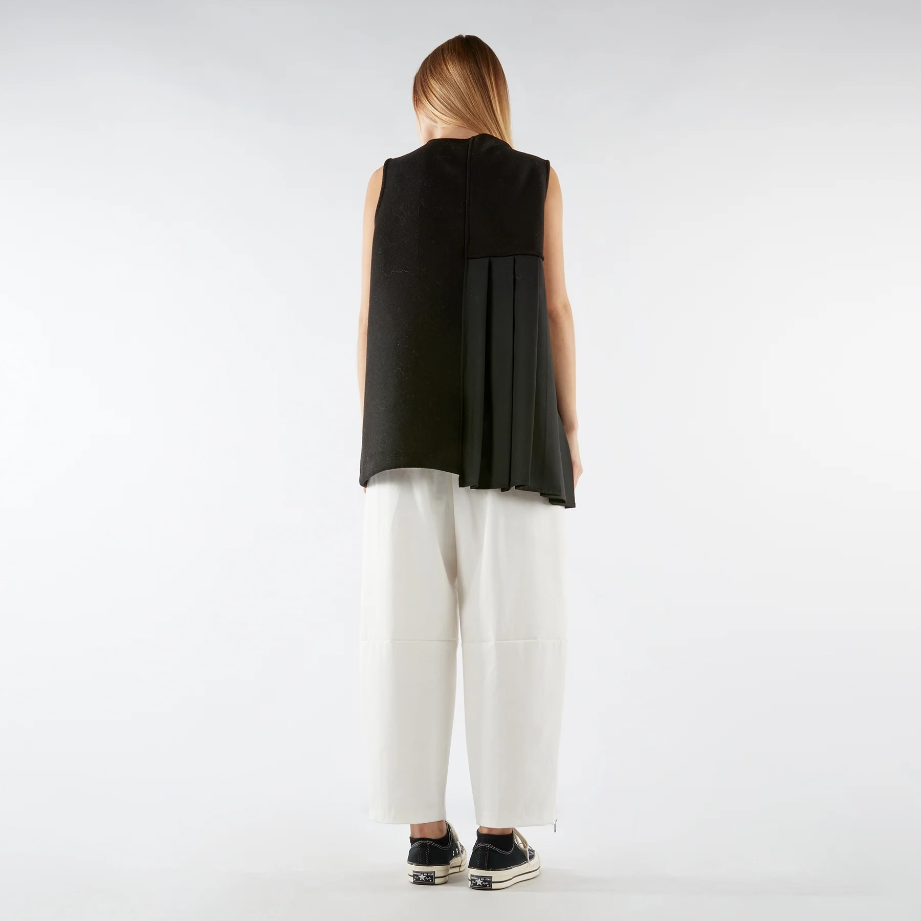 PANTS WITH ZIPPER DETAIL AT THE HEM - Image 15