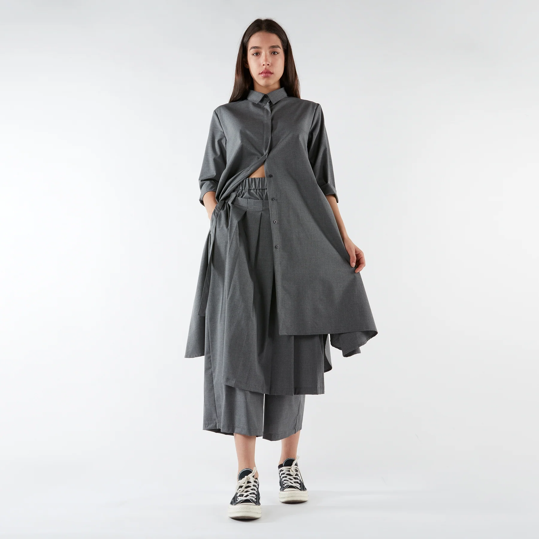 PAREO-EFFECT TROUSERS - Image 3