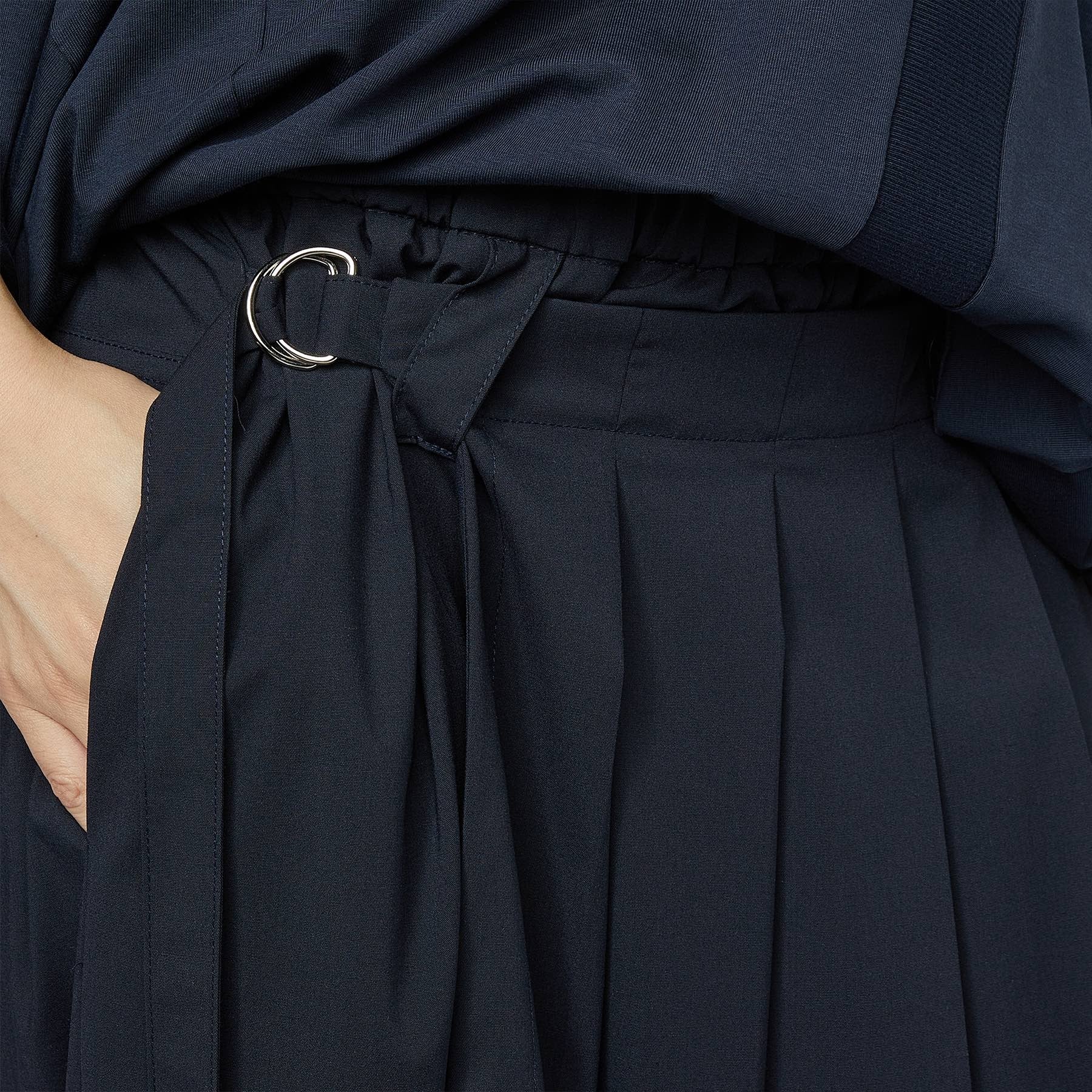 PAREO-EFFECT TROUSERS BLUE - Image 6
