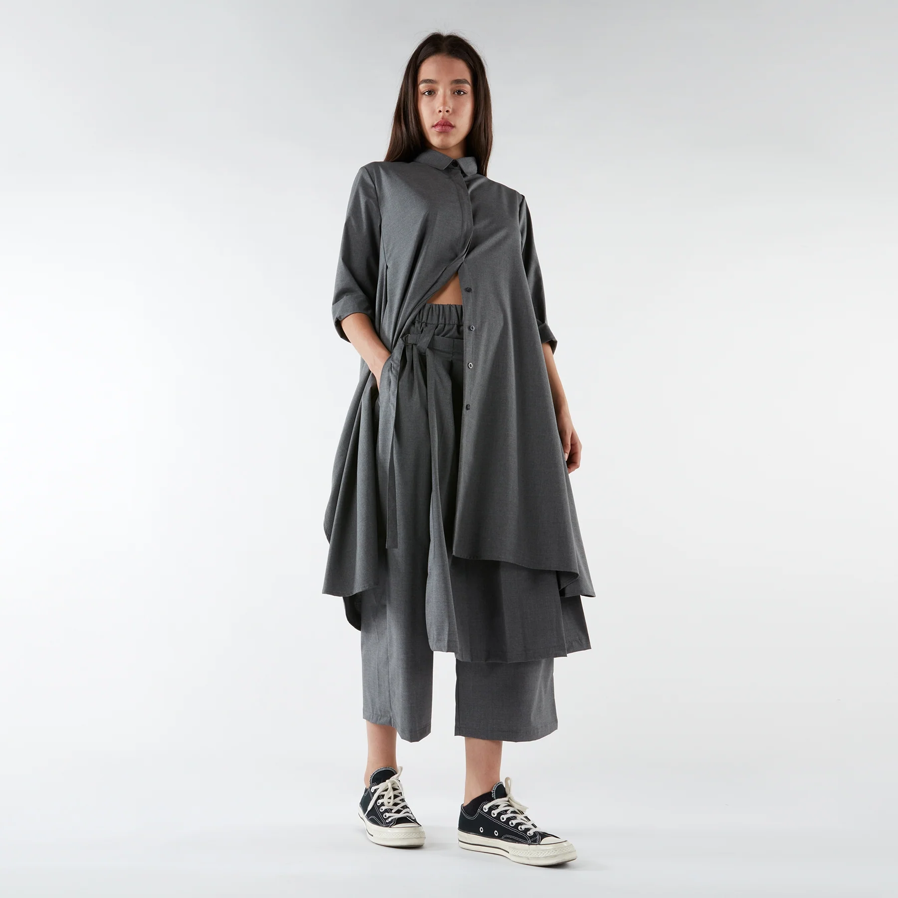 PAREO-EFFECT TROUSERS - Image 6