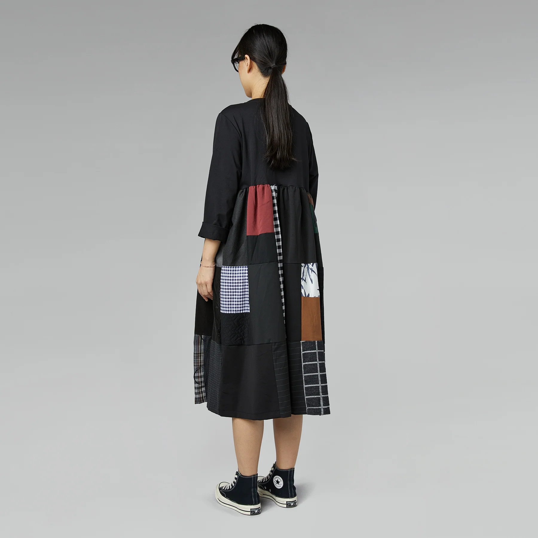 PATCHWORK DRESS - Image 3