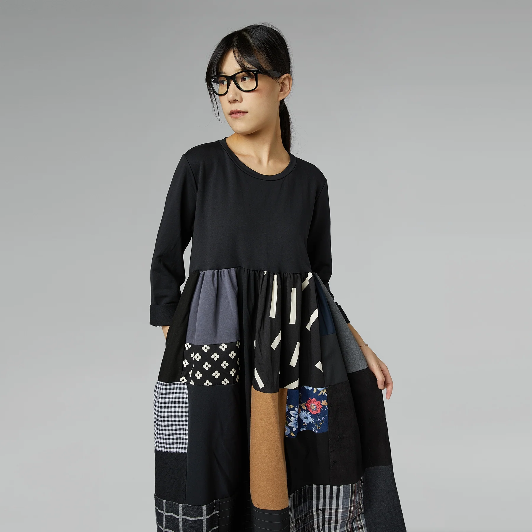 PATCHWORK DRESS - Image 5