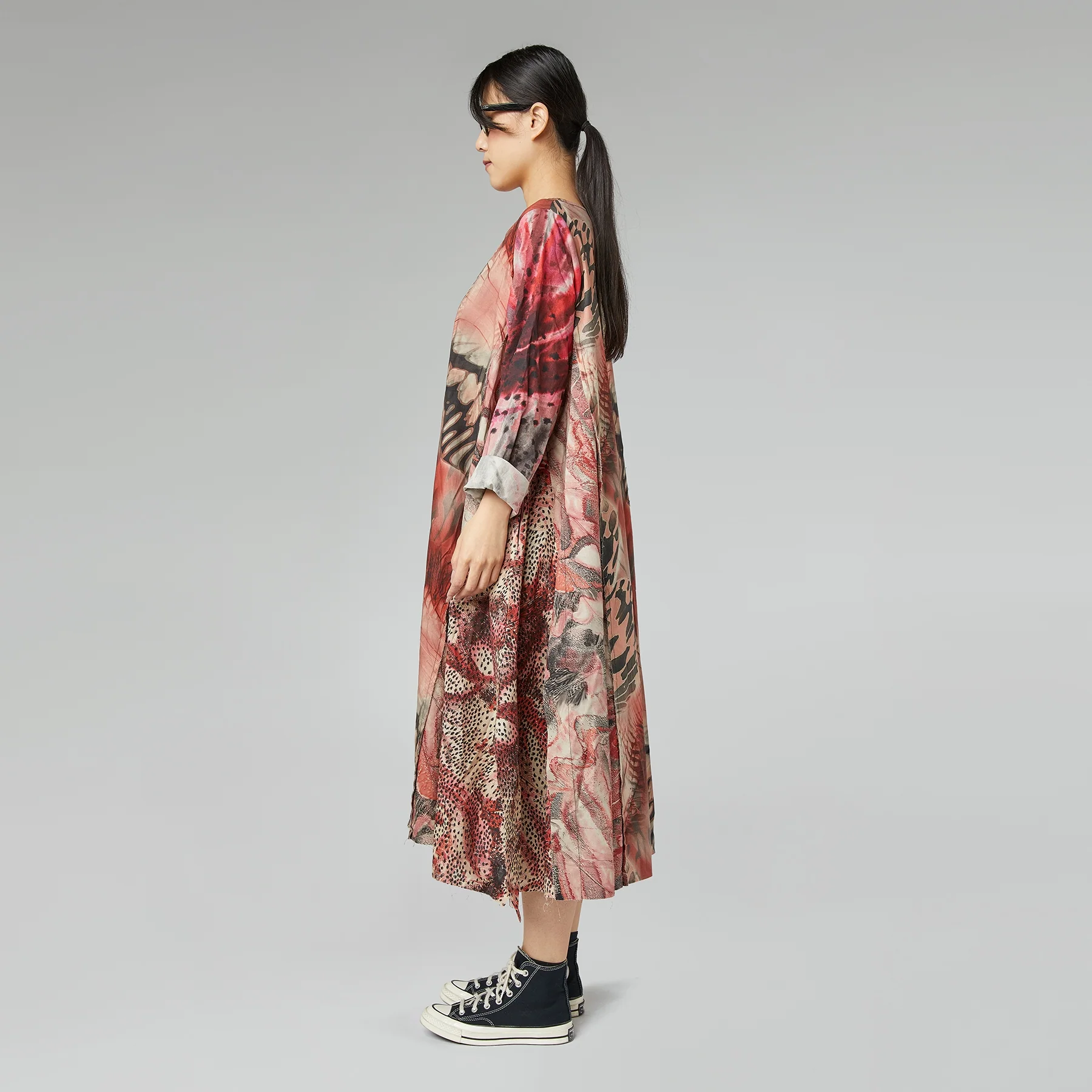 PATTERNED DRESS RED - Image 3