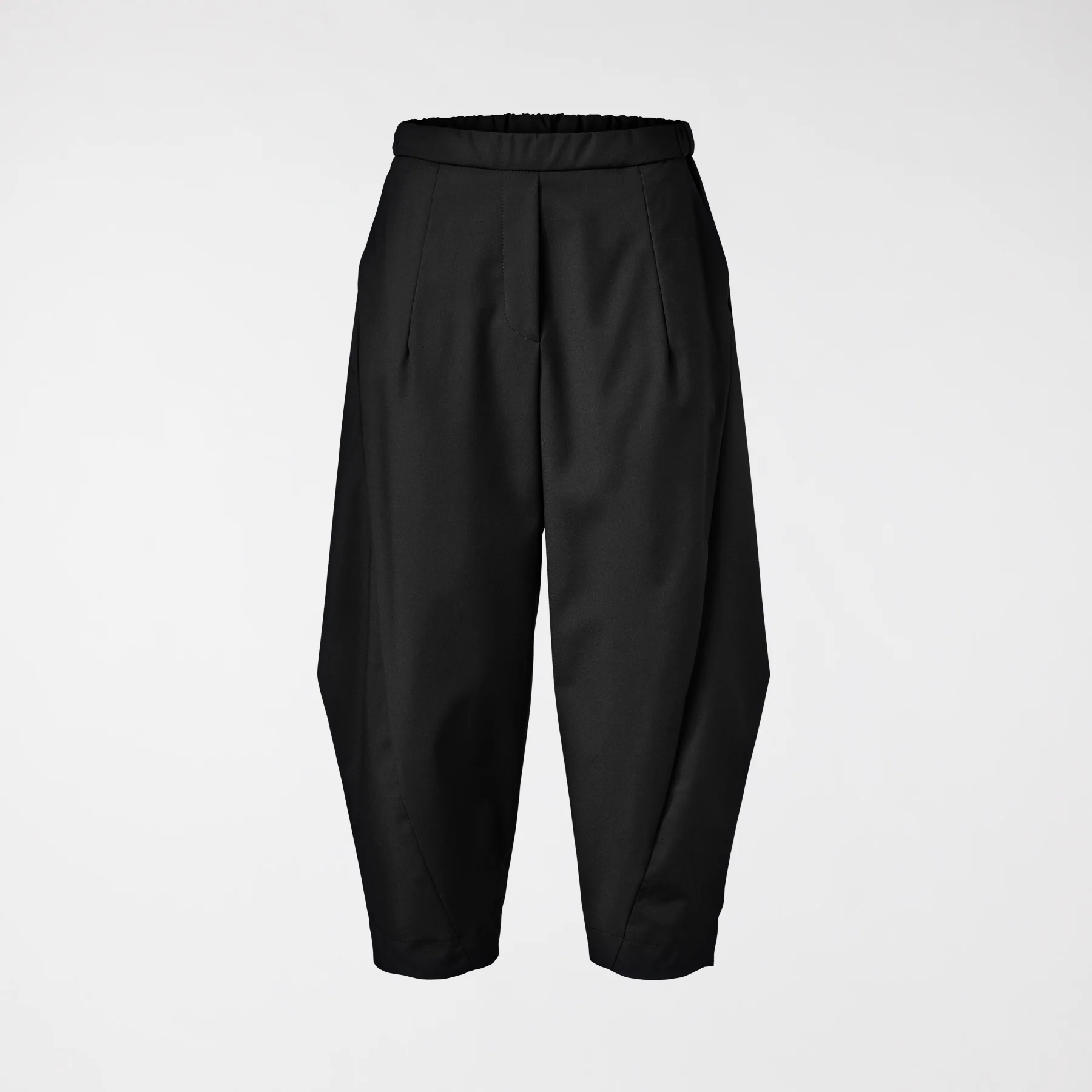 POINTED TROUSERS WITH ELASTIC WAISTBAND