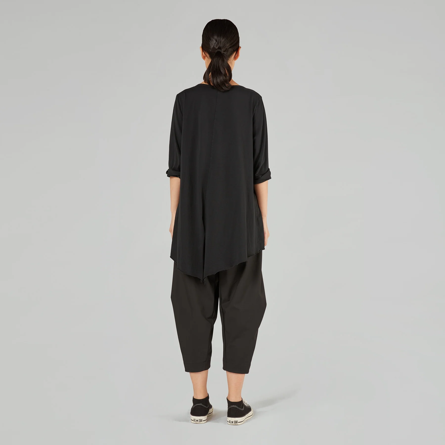 POINTED TROUSERS WITH ELASTIC WAISTBAND - Image 2