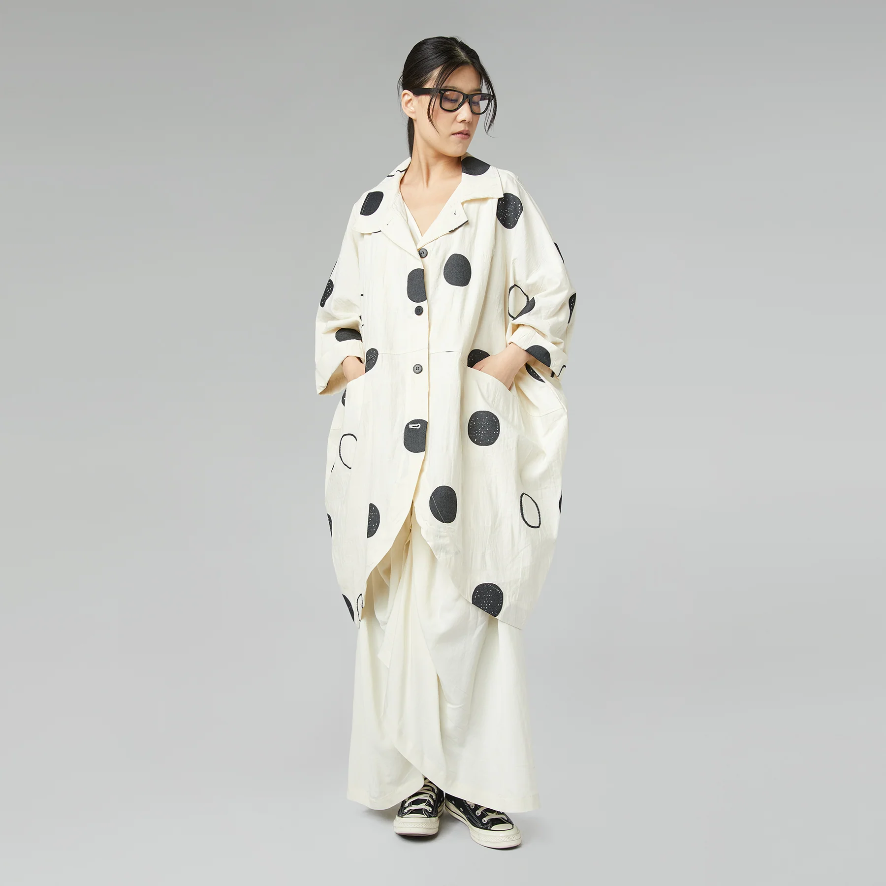 POLKA DOT KIMONO JACKET - Image 2
