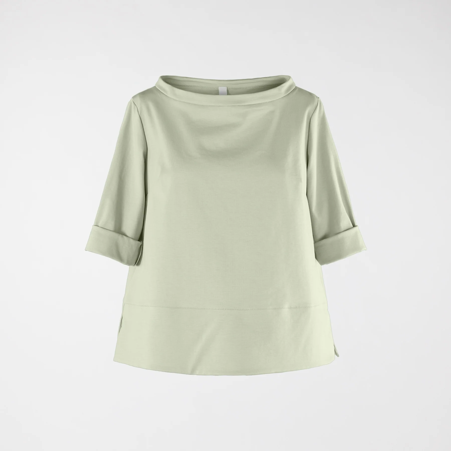 PUNTO MILANO FABRIC T-SHIRT WITH COLLAR - Image 9