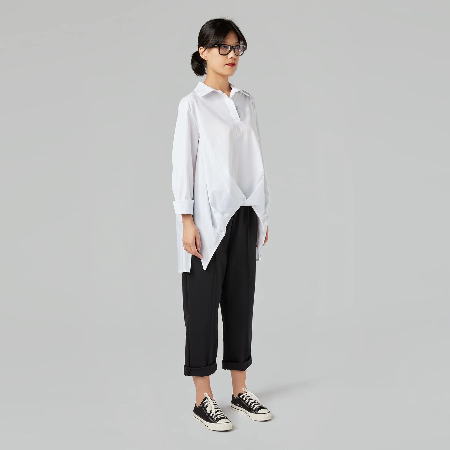 SHIRT WITH FRONTAL TWIST - Image 4
