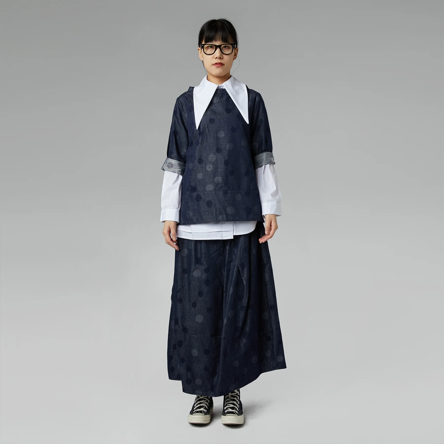 SHIRT WITH POINTED COLLAR - Image 13