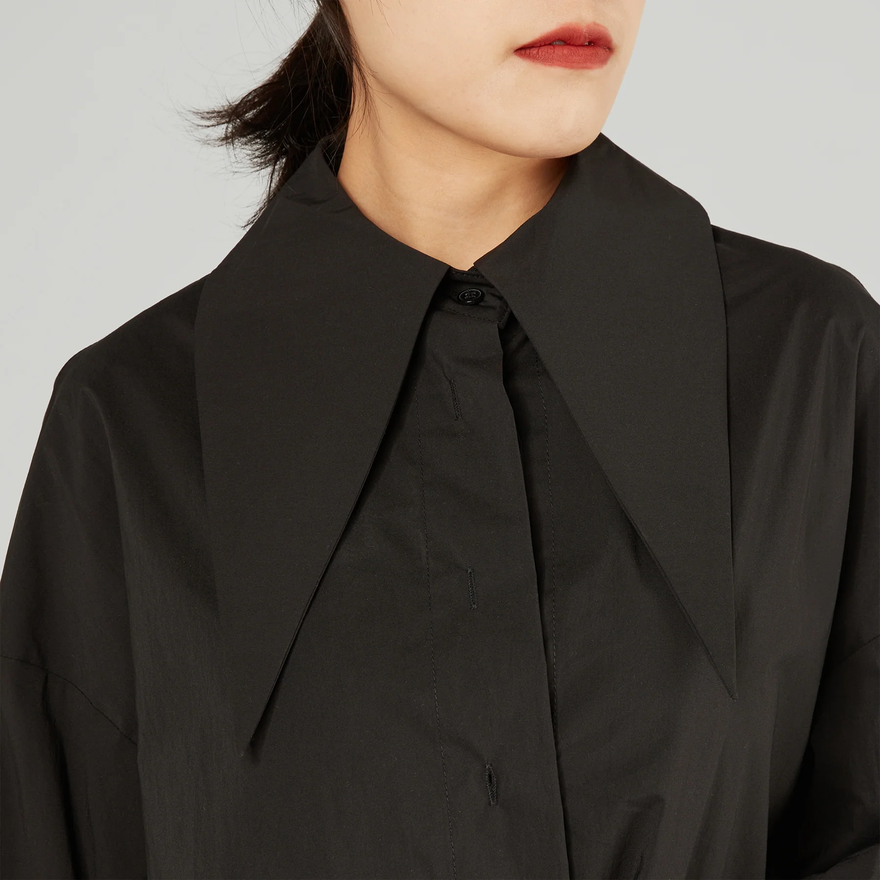 SHIRT WITH POINTED COLLAR - Image 6