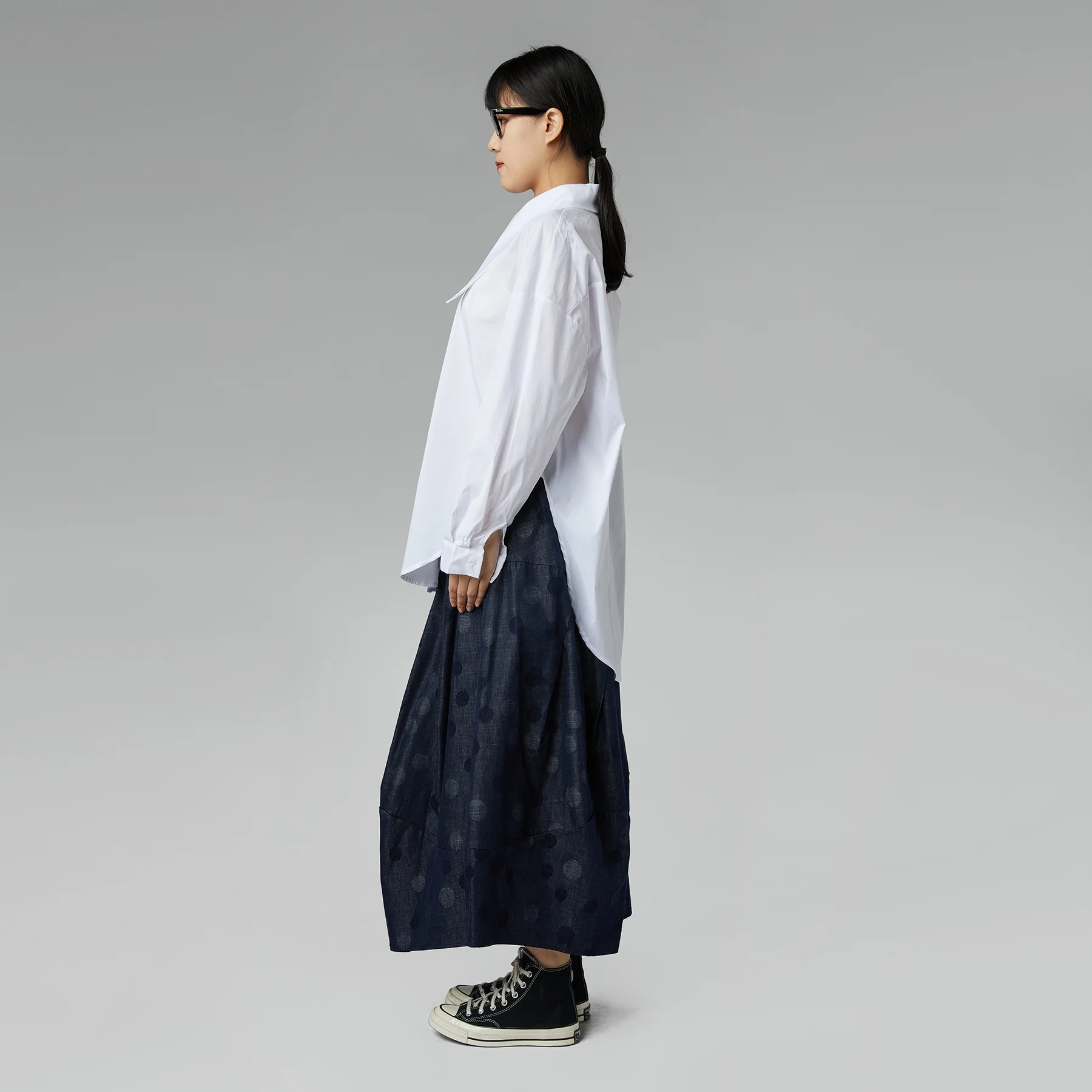 SHIRT WITH POINTED COLLAR - Image 11